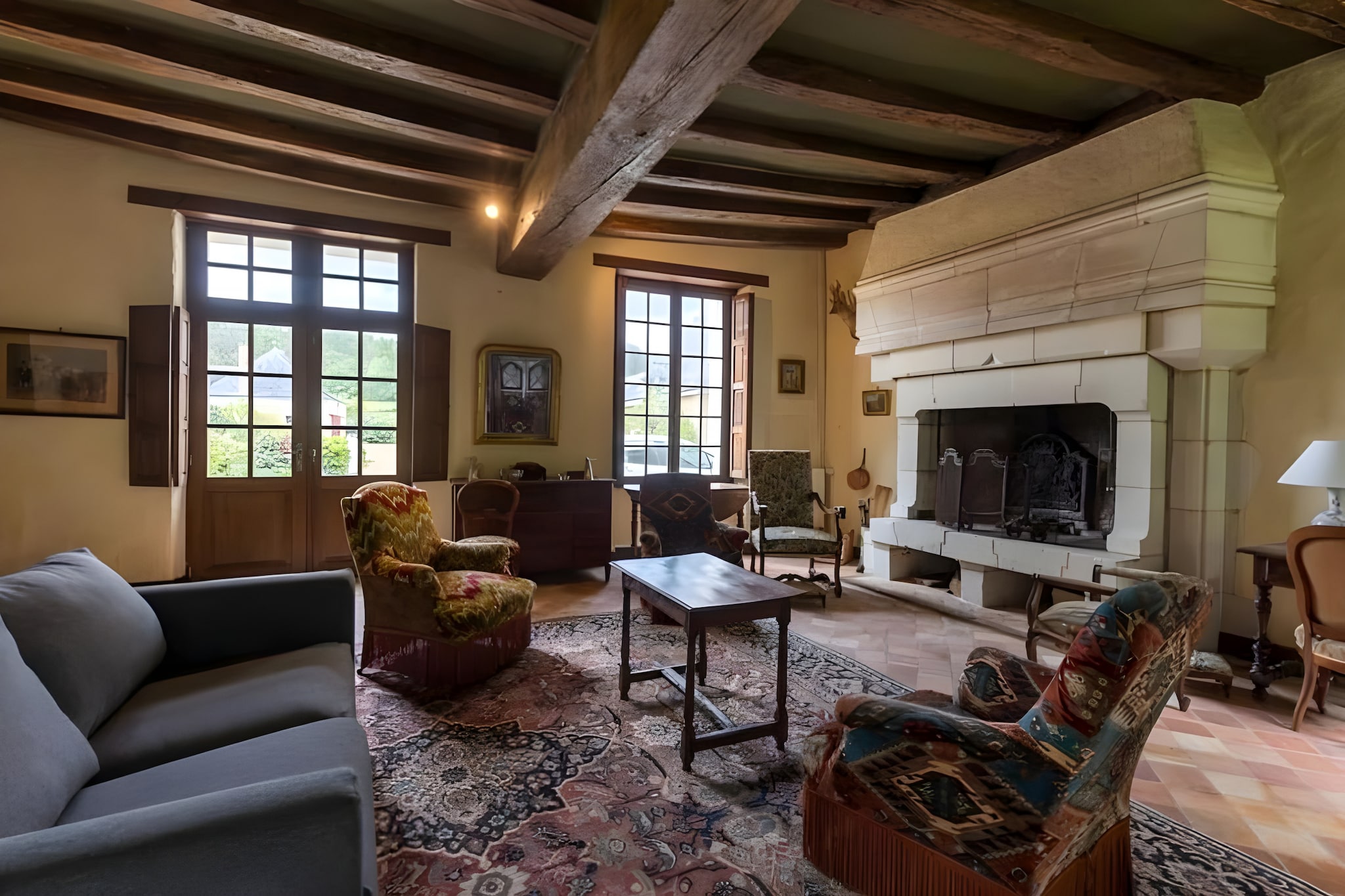 Domaine de l'Aubonnière - 14p - Rêve au Mans-Woonkamer
