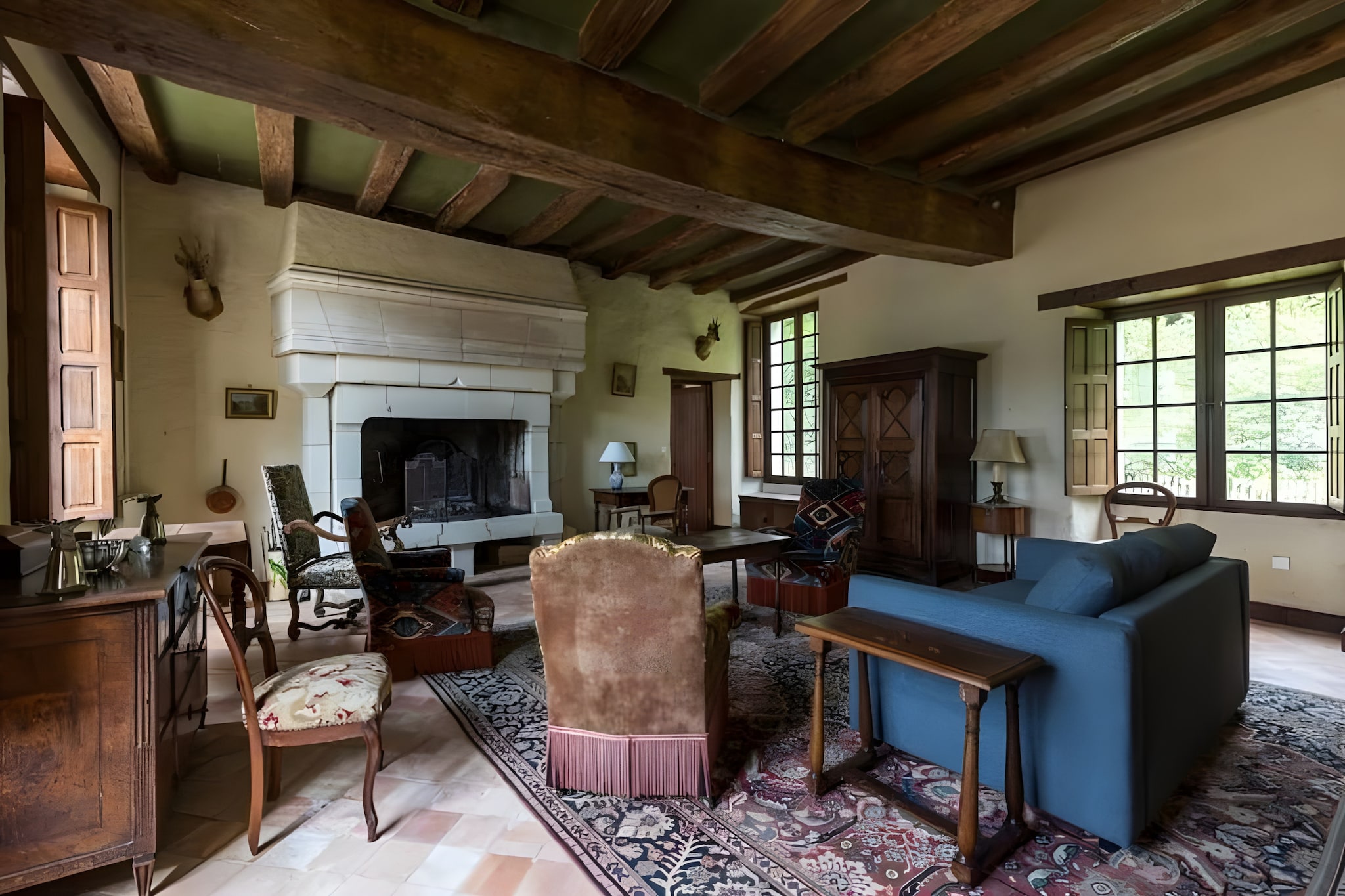 Domaine de l'Aubonnière - 14p - Rêve au Mans-Woonkamer