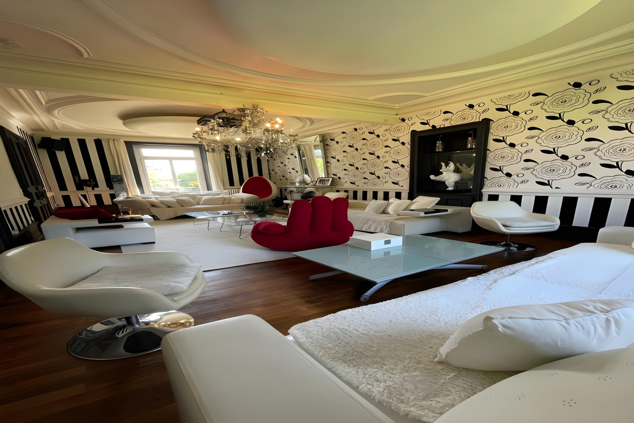 Domaine de la Belvaudière - 22pers - Piscine - Lux-Woonkamer