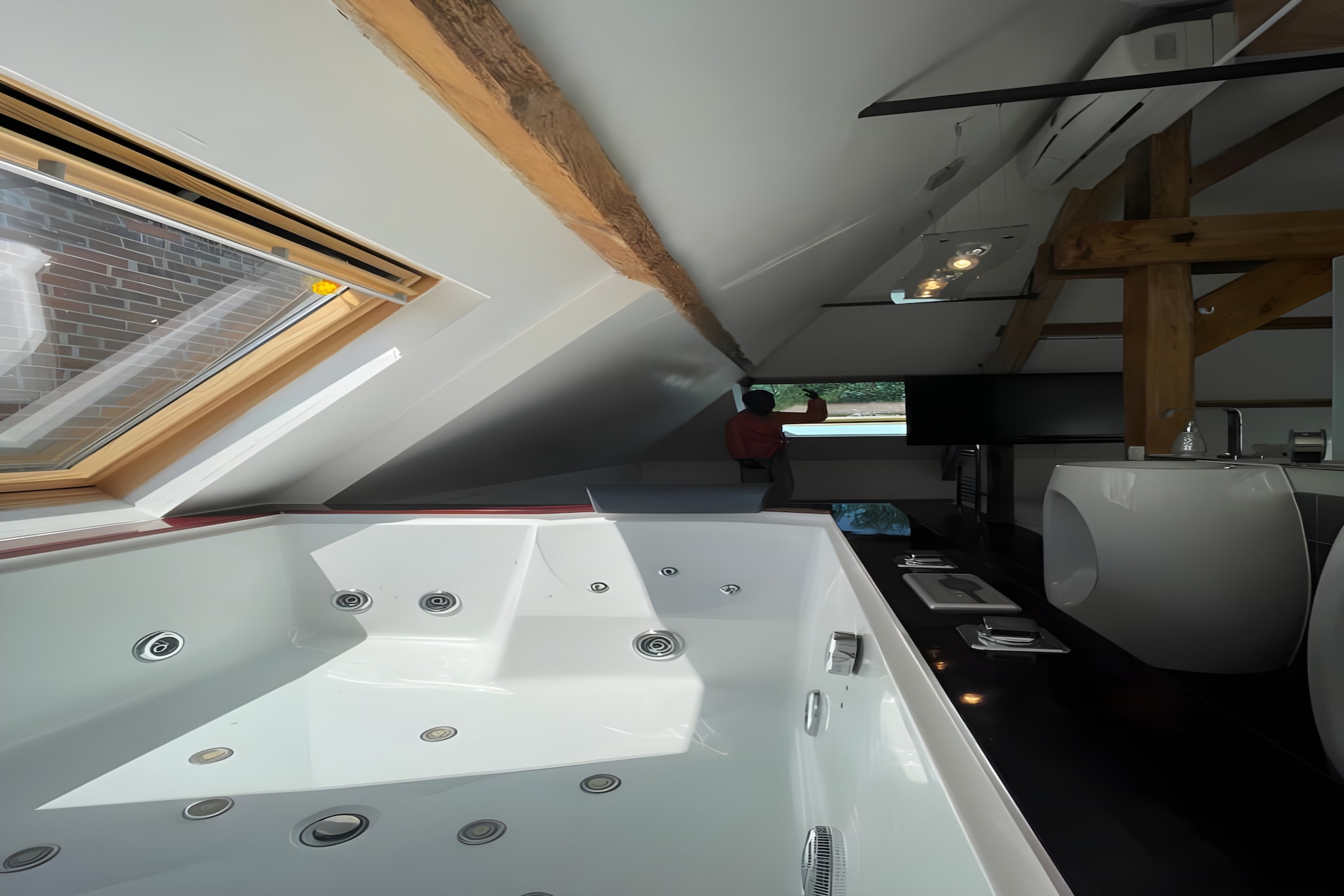 Domaine de la Belvaudière - 22pers - Piscine - Lux-Badkamer