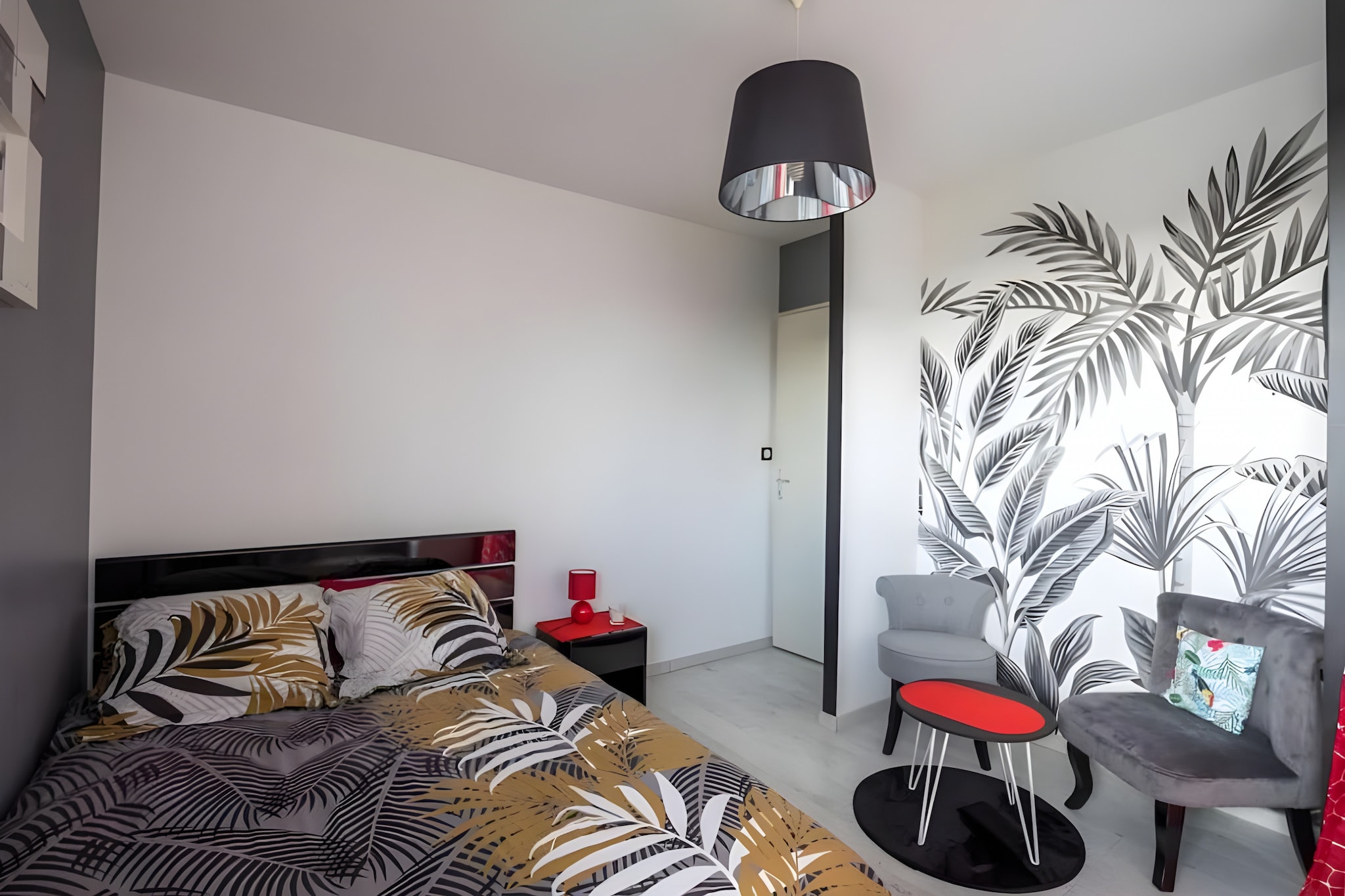 Le Valentino - Piscine - Rêve au Mans-Slaapkamer