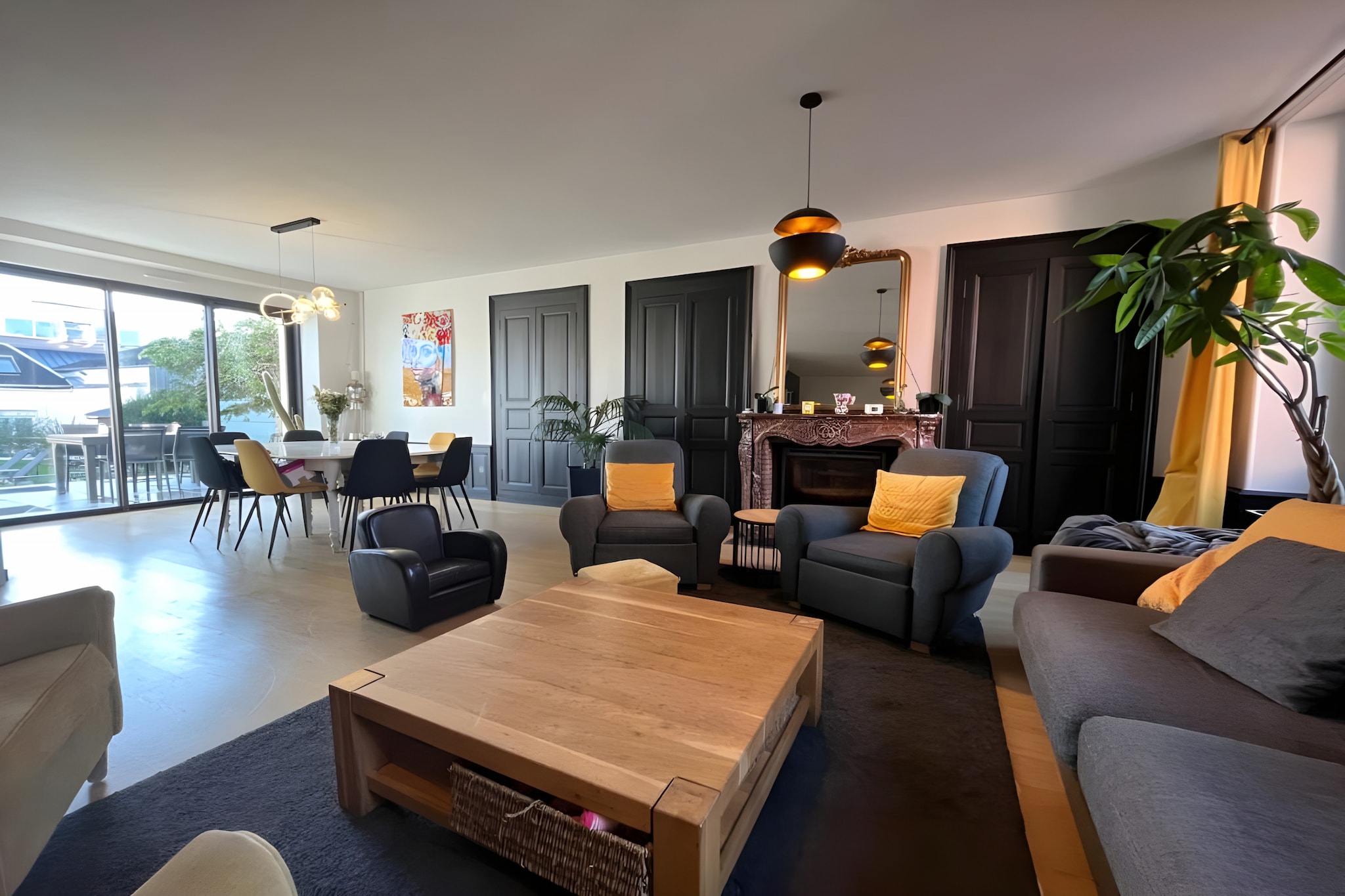 Le Somptueux - Piscine  - 12p - Rêve au Mans-Woonkamer
