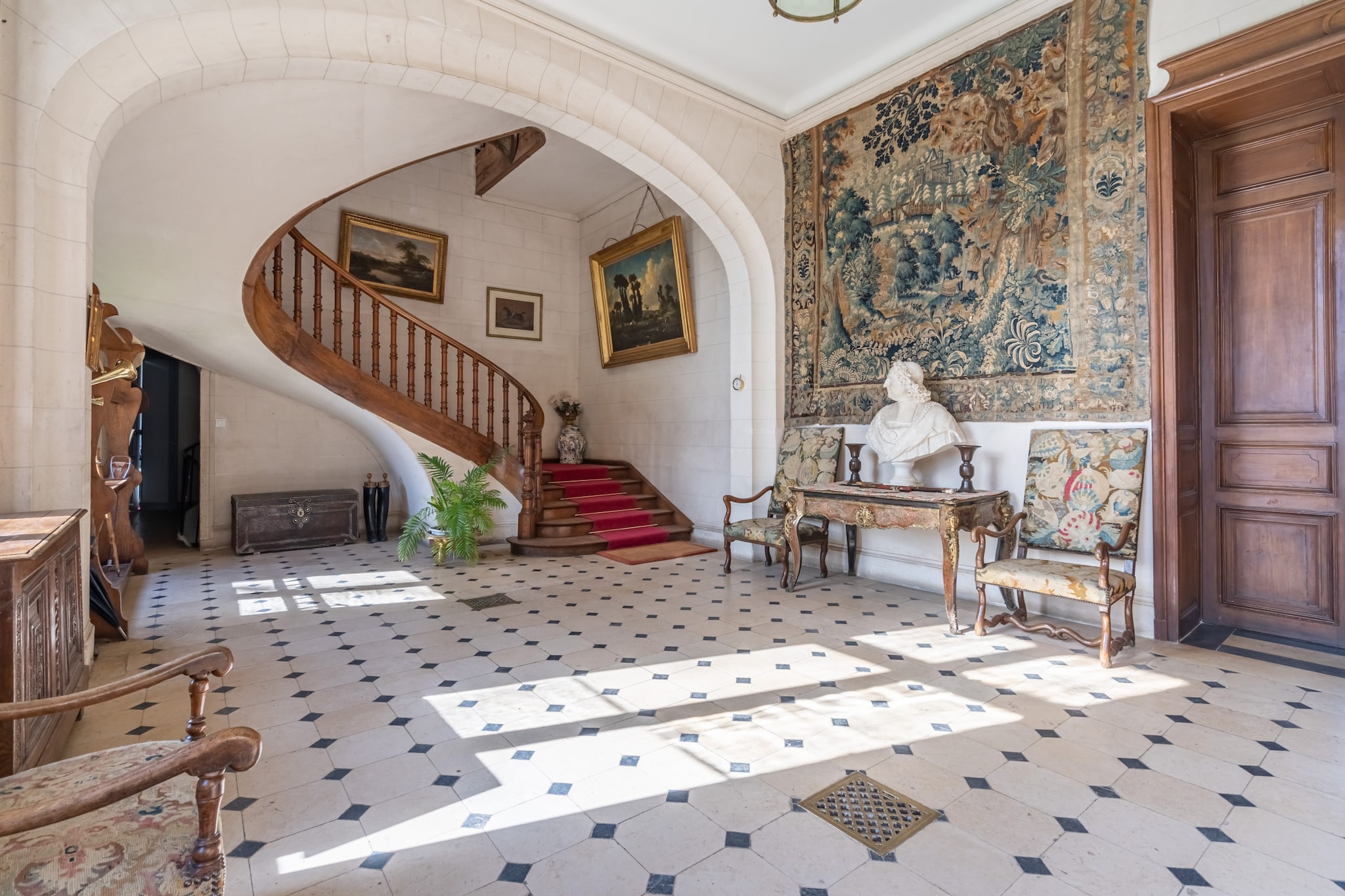Château de Dangeul - Authentique - 14 pers. - Rêve-Hal-ontvangst
