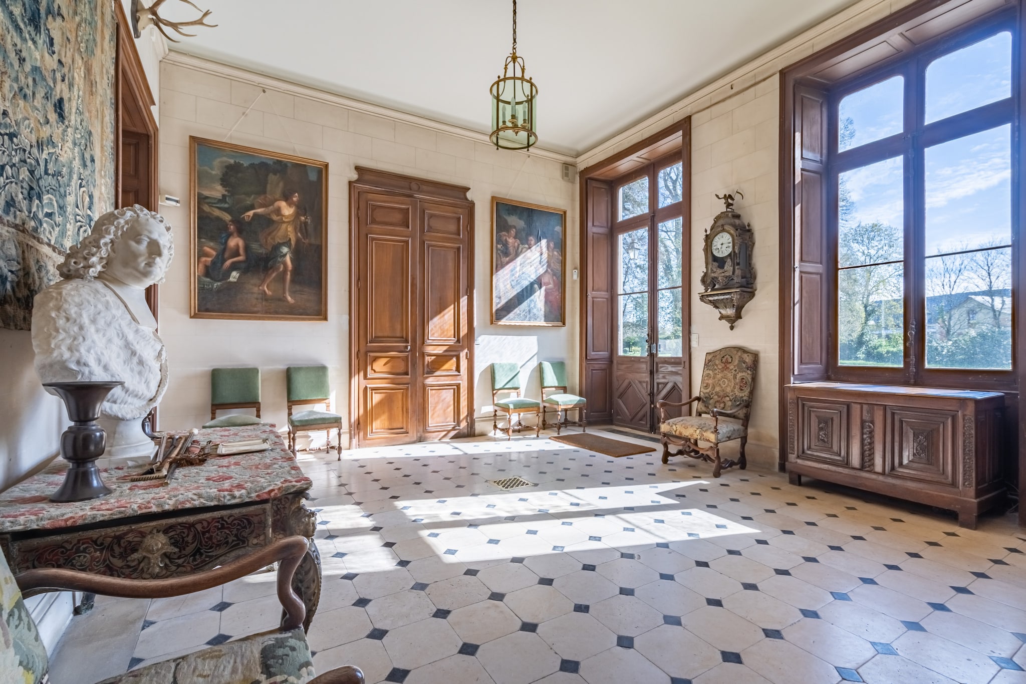 Château de Dangeul - Authentique - 14 pers. - Rêve-Hal-ontvangst