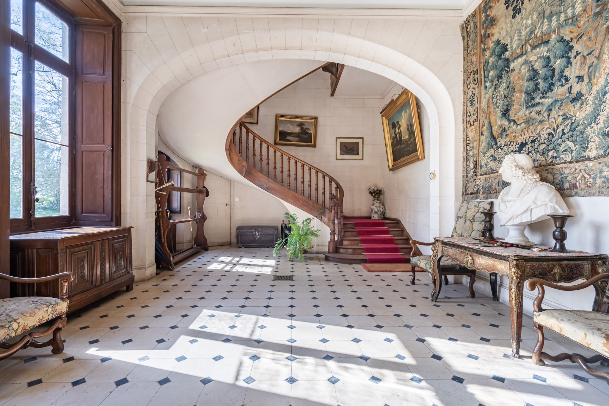 Château de Dangeul - Authentique - 14 pers. - Rêve-Hal-ontvangst