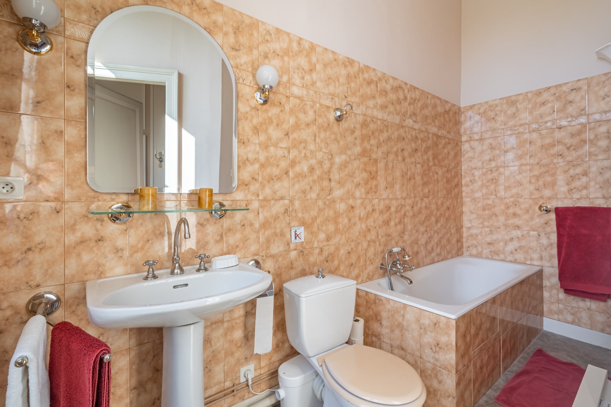 Château de Dangeul - Authentique - 14 pers. - Rêve-Badkamer