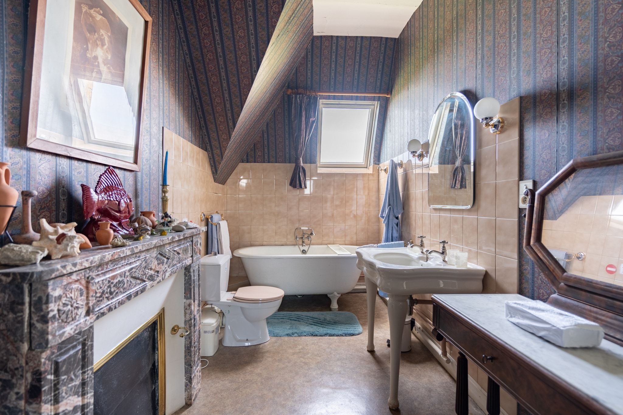 Château de Dangeul - Authentique - 14 pers. - Rêve-Badkamer