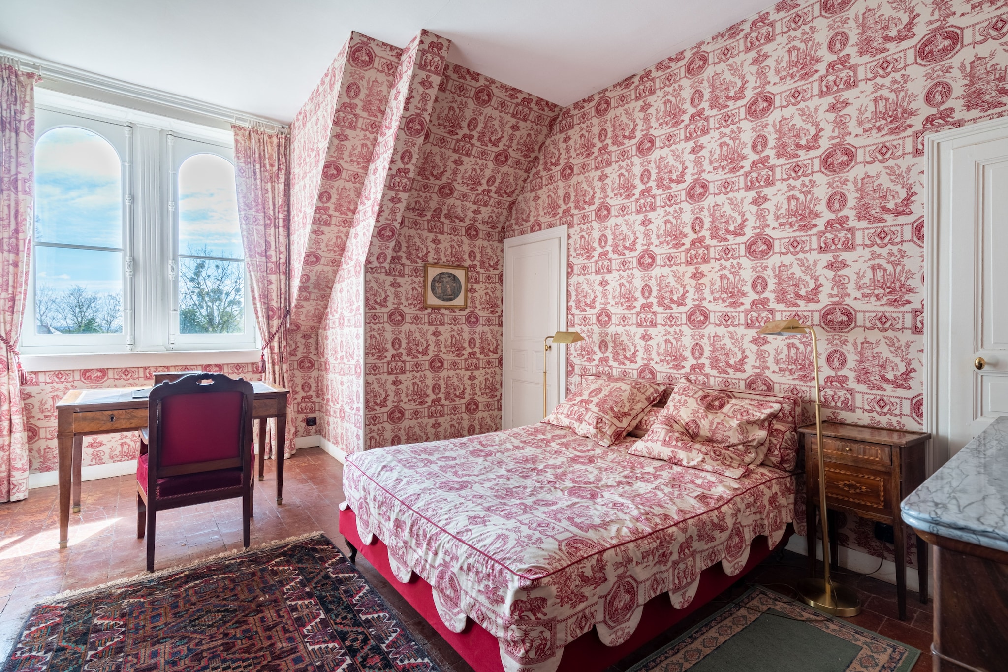 Château de Dangeul - Authentique - 14 pers. - Rêve-Slaapkamer