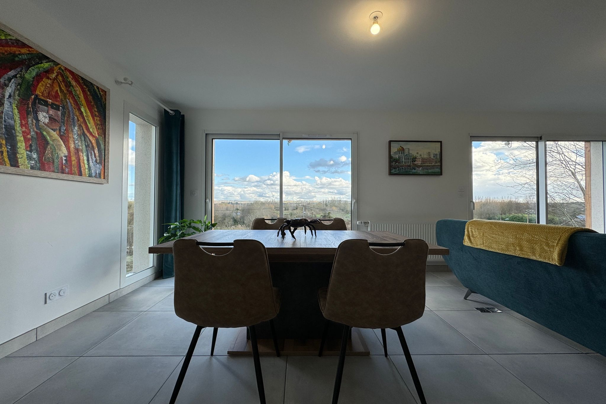 Le Bellevue - 6 pers. - Campagne - Rêve au Mans-Eetkamer