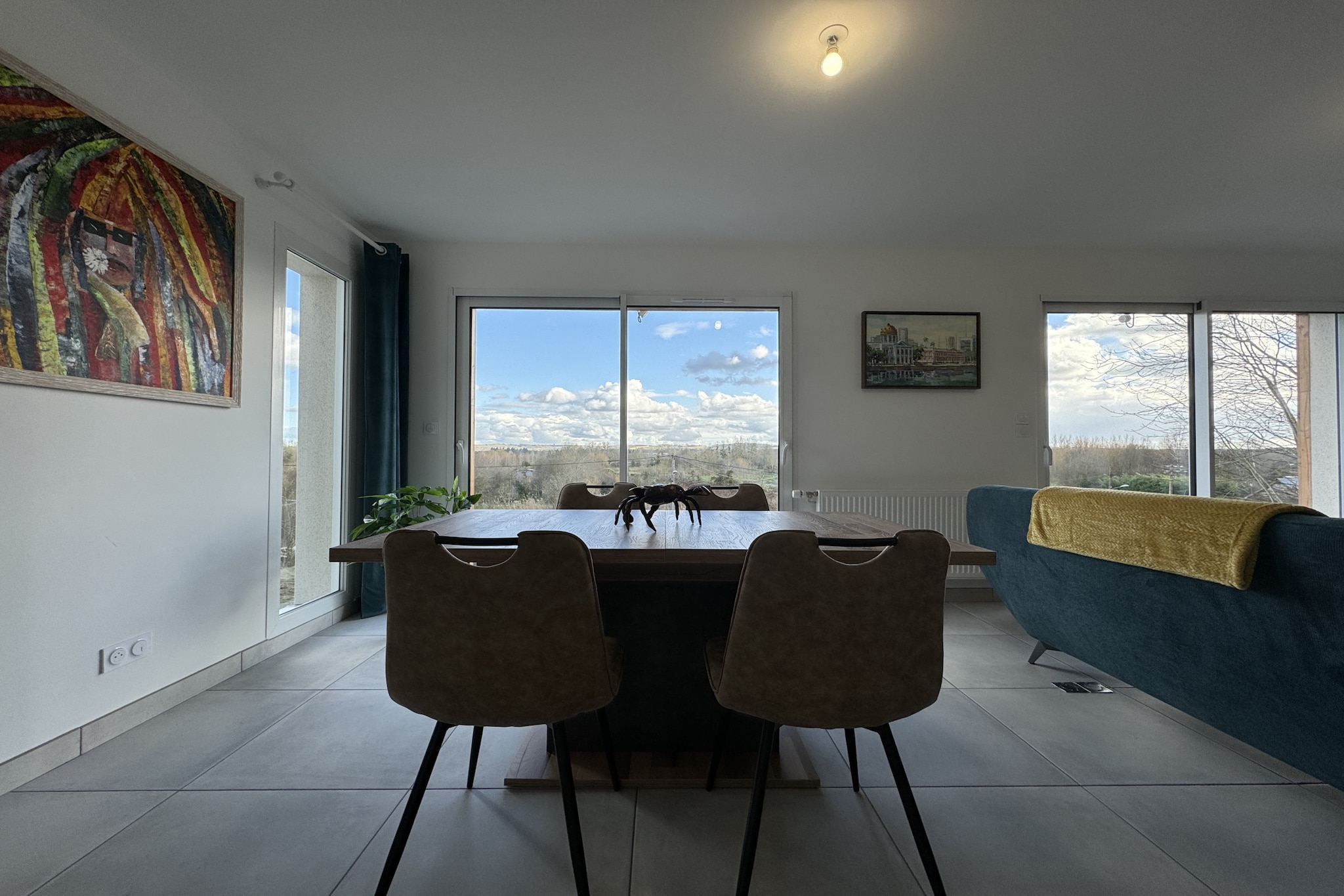Le Bellevue - 6 pers. - Campagne - Rêve au Mans-Eetkamer