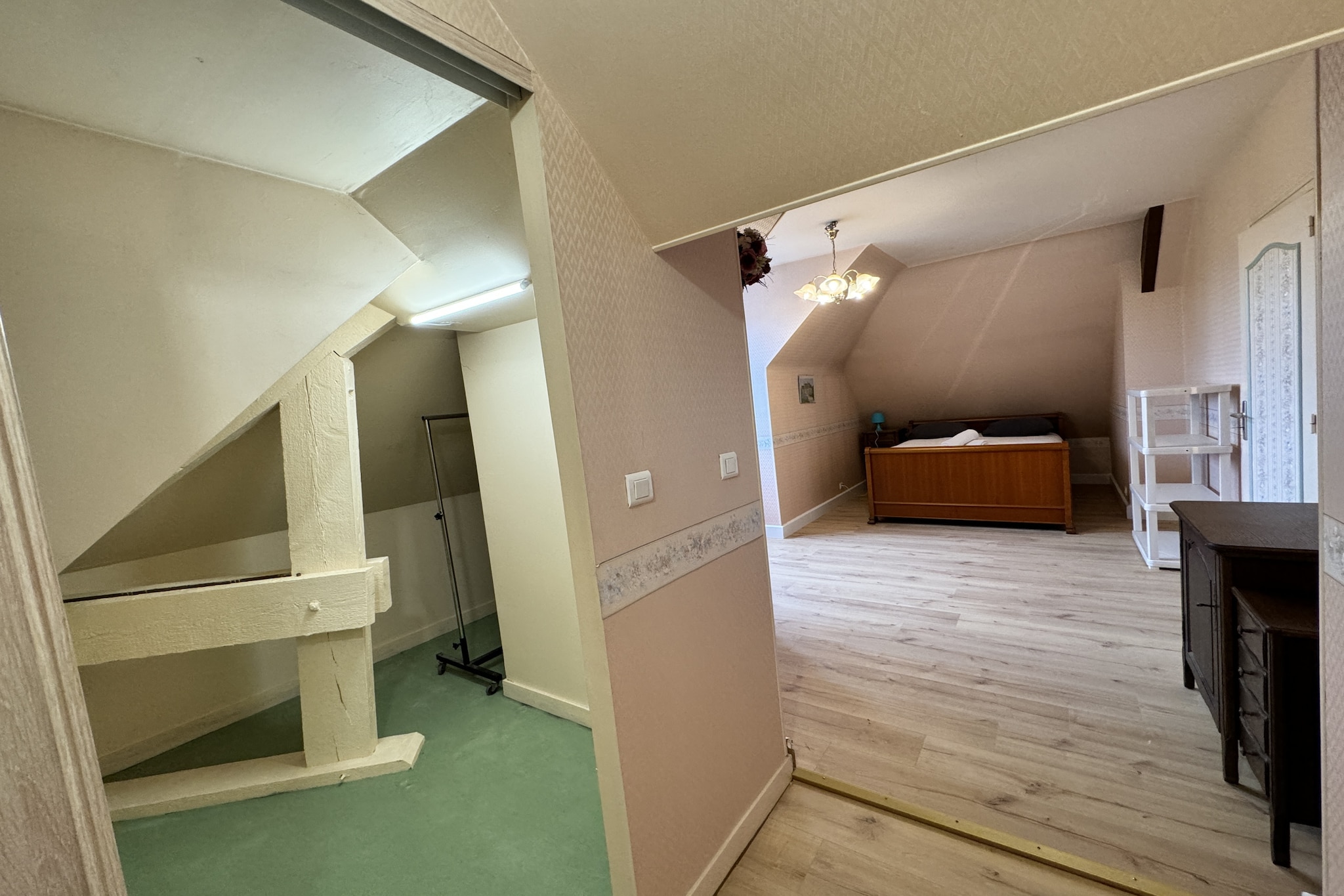 La Changéenne - Charme - 15 pers - Rêve au Mans-Slaapkamer
