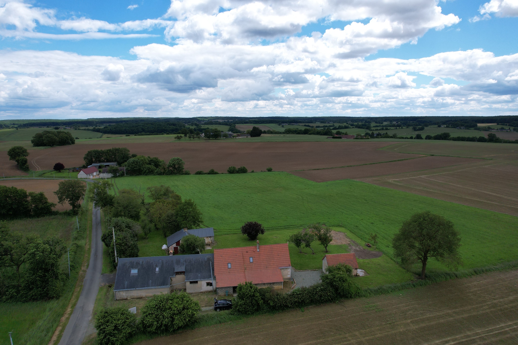 La Paquerie -  Gîte - Campagne - 12 pers - Rêve au-Gebieden zomer 1km