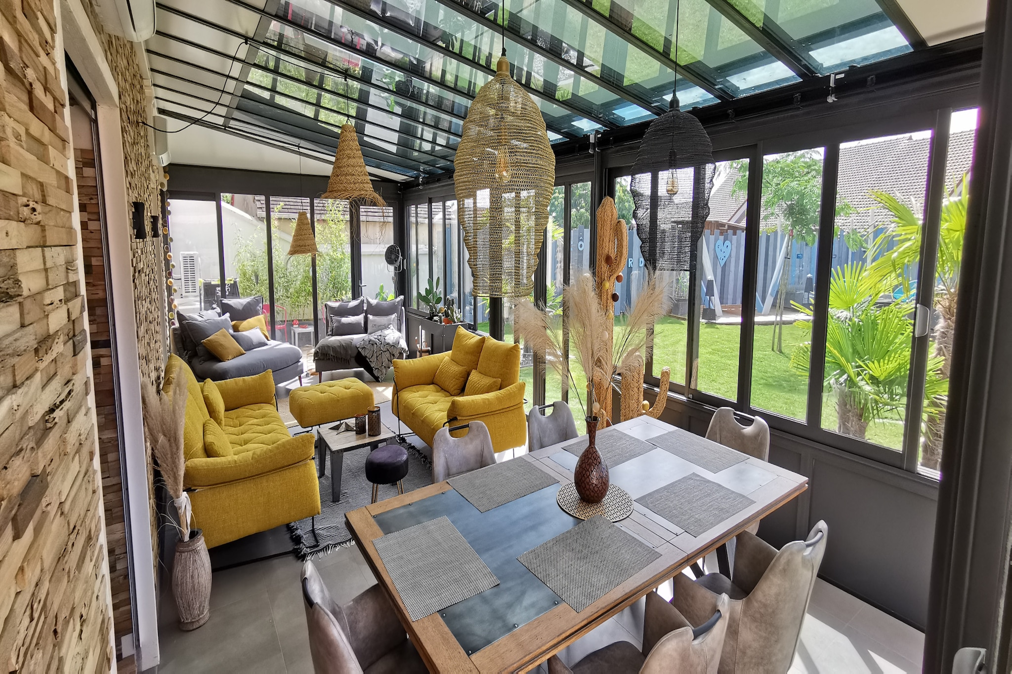 Villa Cap Ferret - 10pers - Piscine - Rêve au Mans-Woonkamer