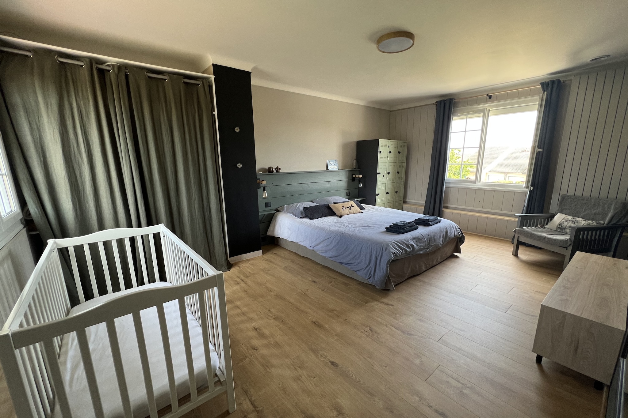 Villa Cap Ferret - 10pers - Piscine - Rêve au Mans-Slaapkamer