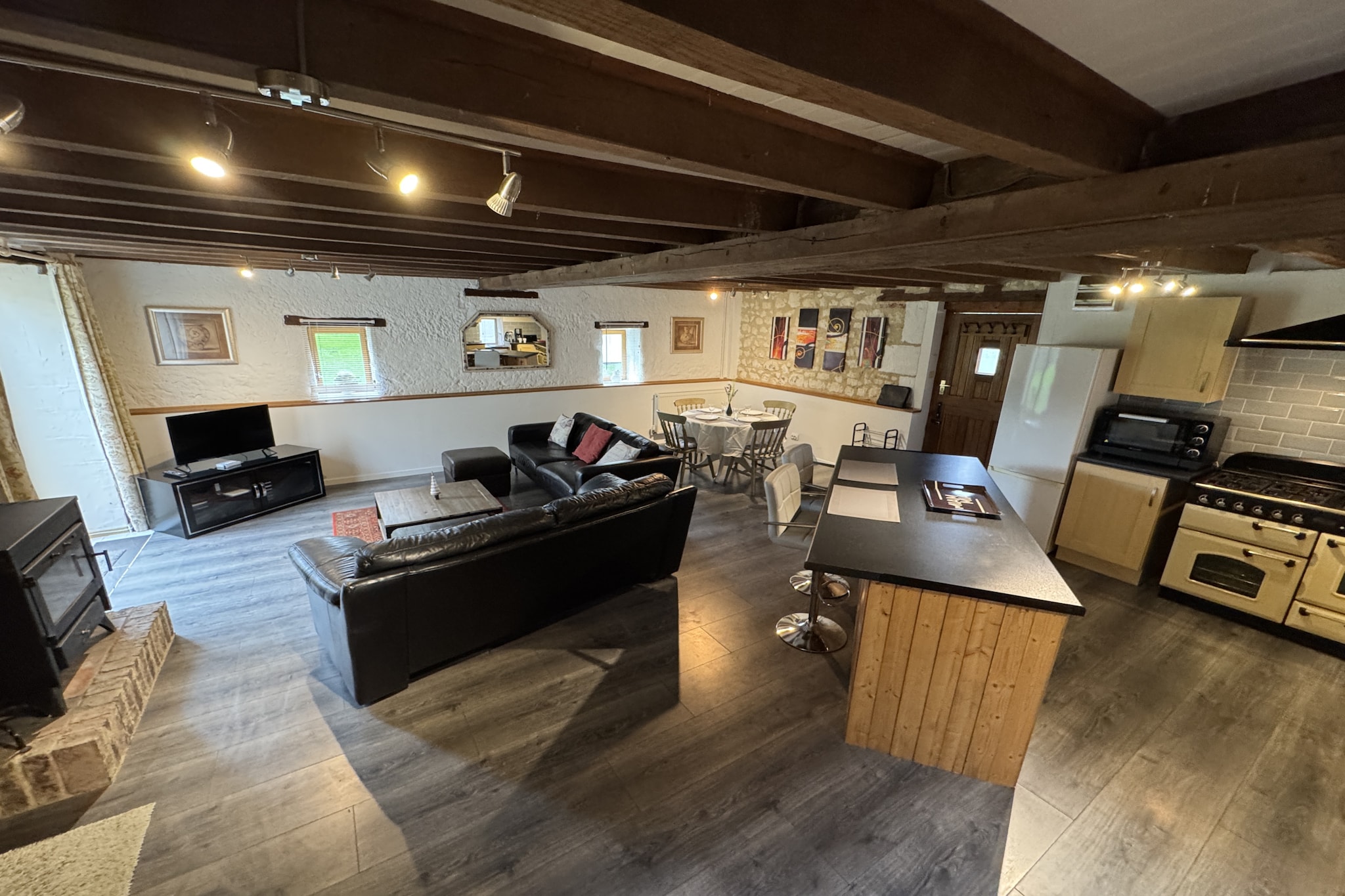 La Grange D'EsusTerra - Piscine - 6 pers - Rêve au-Woonkamer
