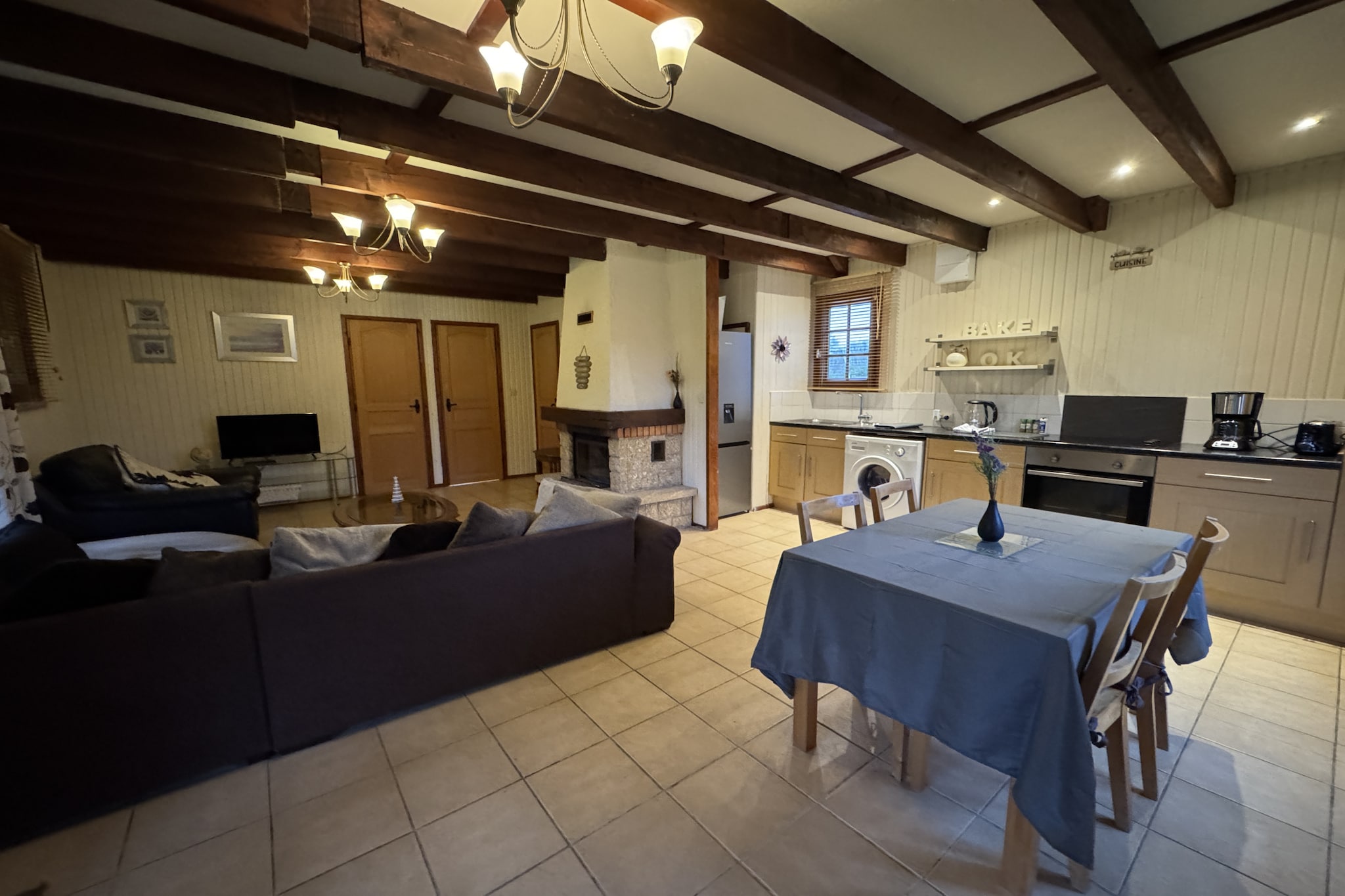 Le Chalet D'EsusTerra - 4pers - Rêve au Mans-Woonkamer