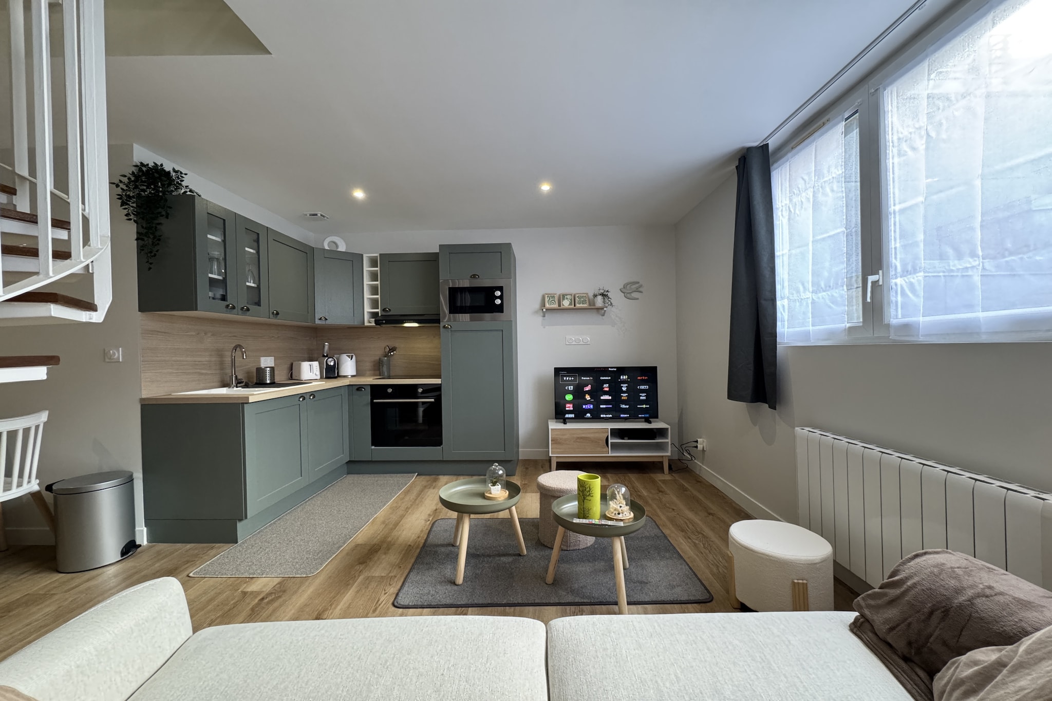 Le Douplex - 4pers - Hyper Centre - Rêve au Mans-Keuken