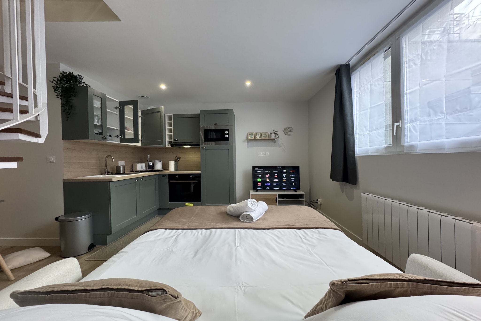 Le Douplex - 4pers - Hyper Centre - Rêve au Mans-Keuken