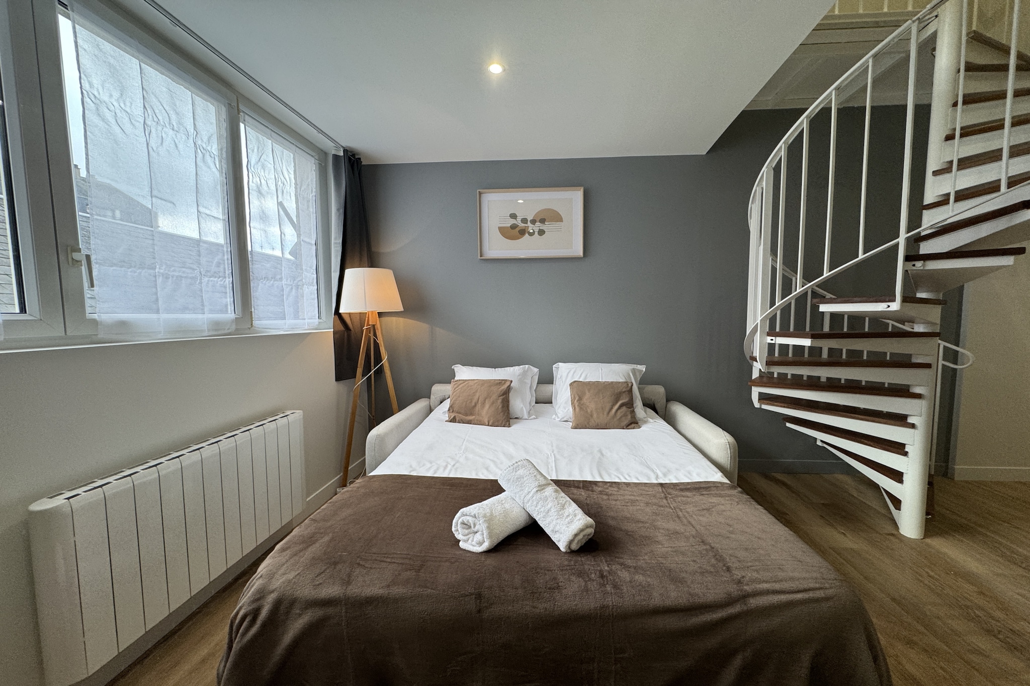Le Douplex - 4pers - Hyper Centre - Rêve au Mans-Slaapkamer