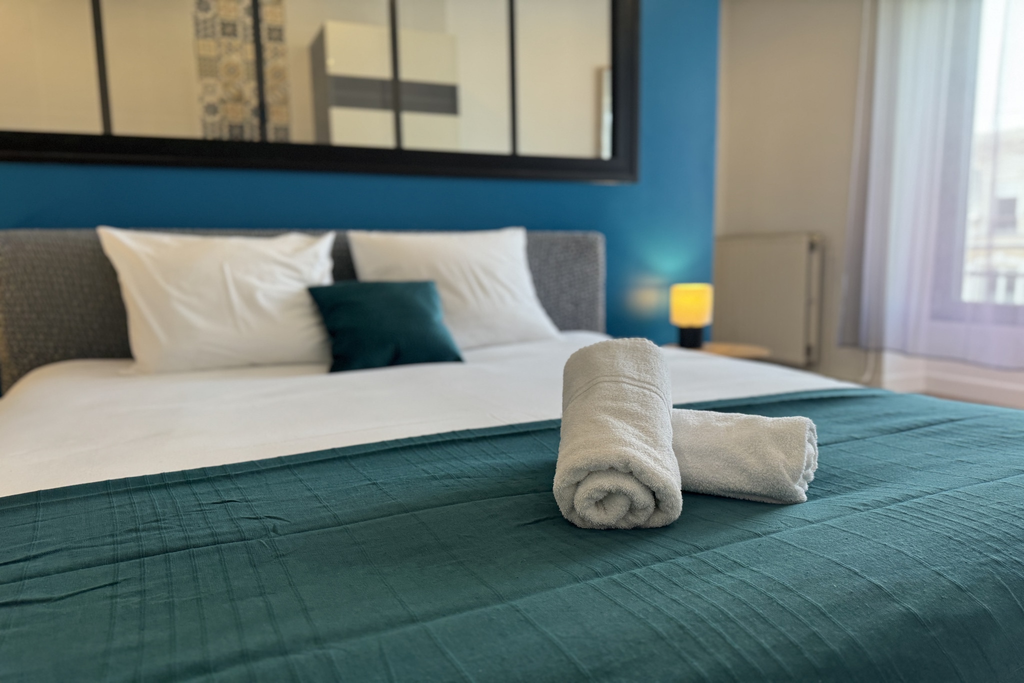 Le Maki - 10 pers - Piscine - Rêve au Mans-Slaapkamer