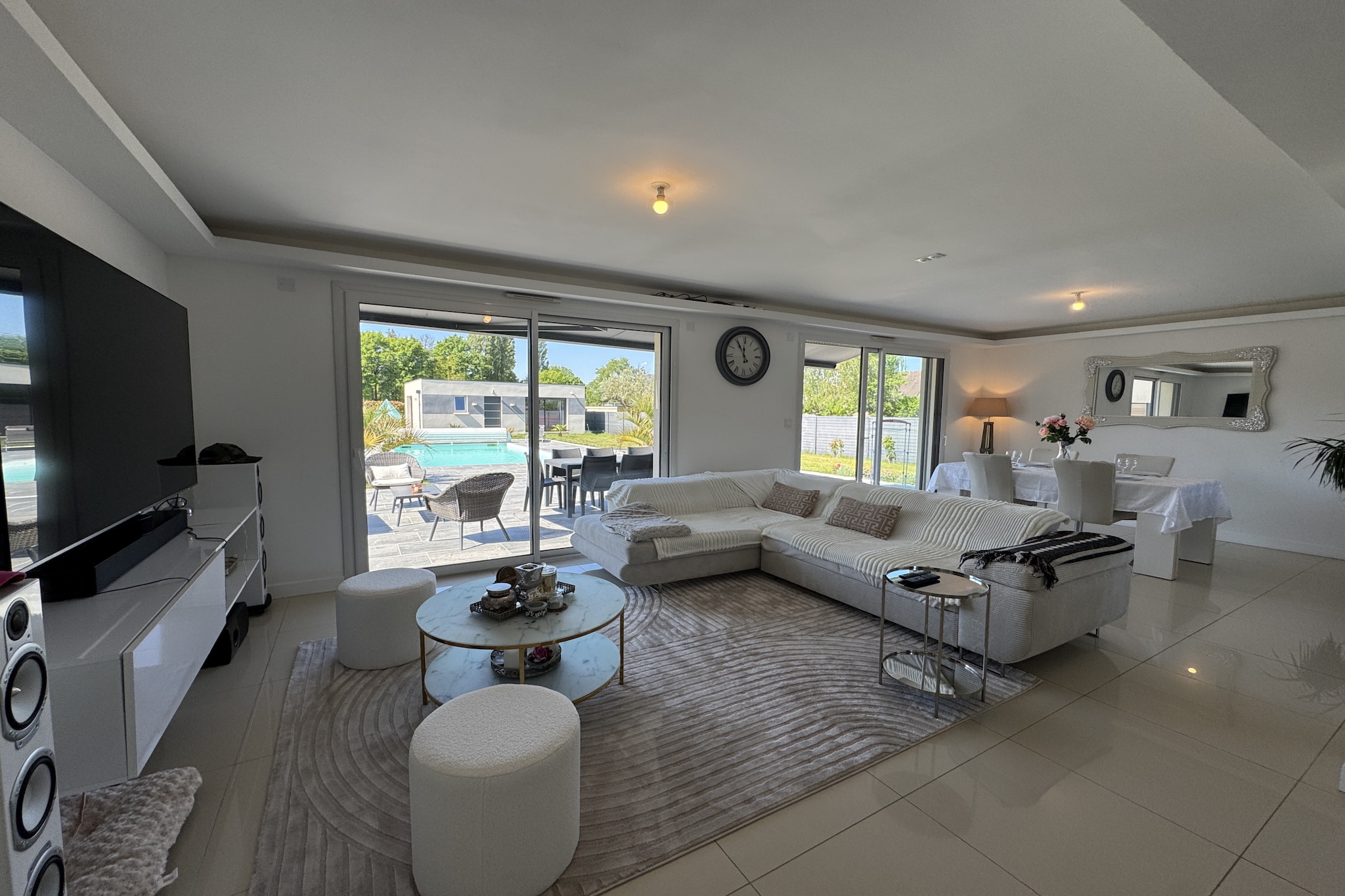 La Villa DS - 9pers - Piscine - Rêve au Mans-Woonkamer