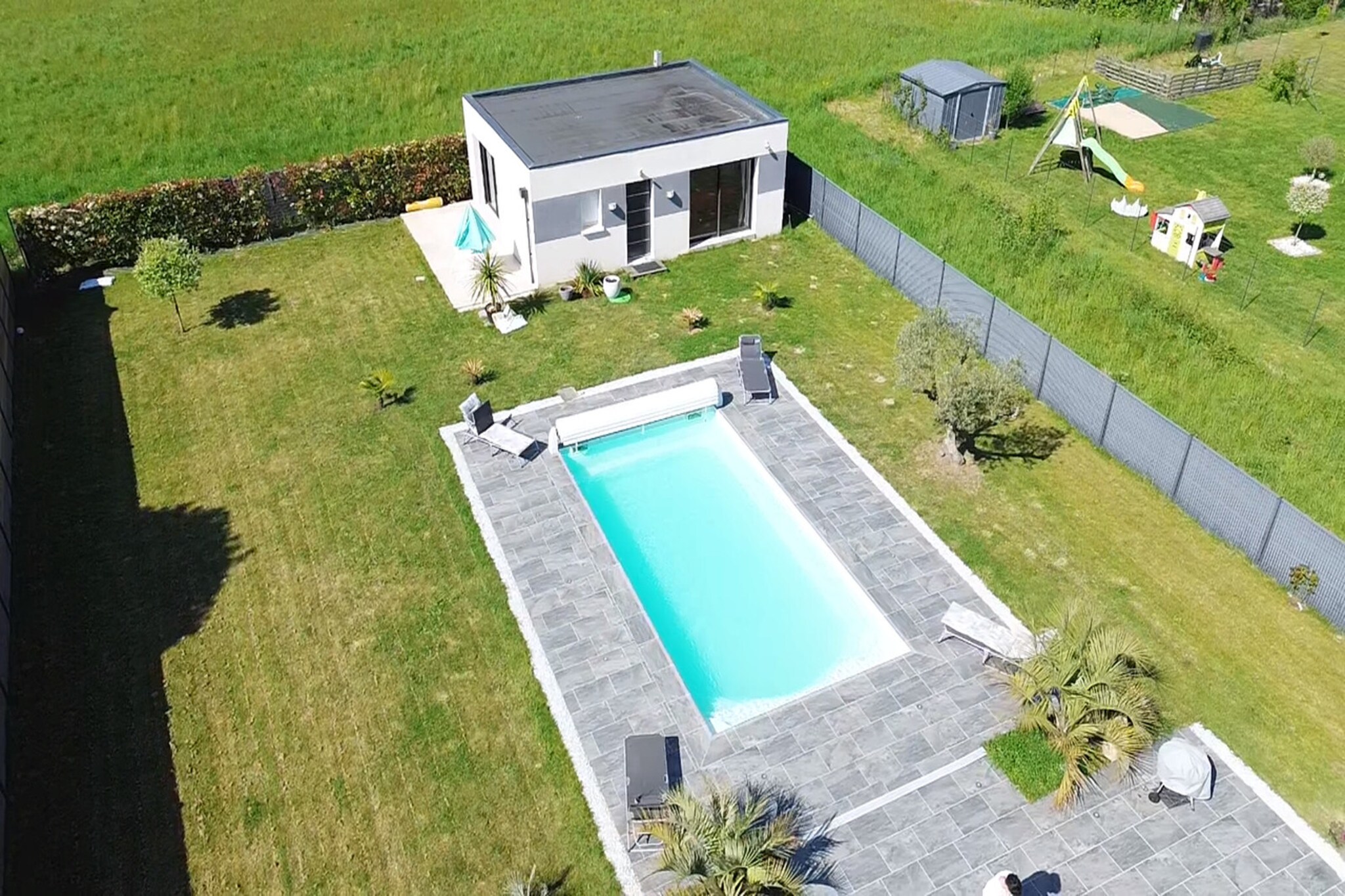 La Suite - 5pers - Piscine - Rêve au Mans-Zwembad
