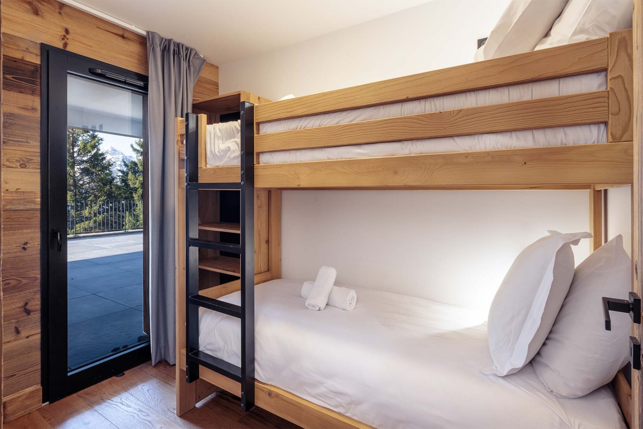 Apartment No 2 3 rooms  2 cabins-Slaapkamer