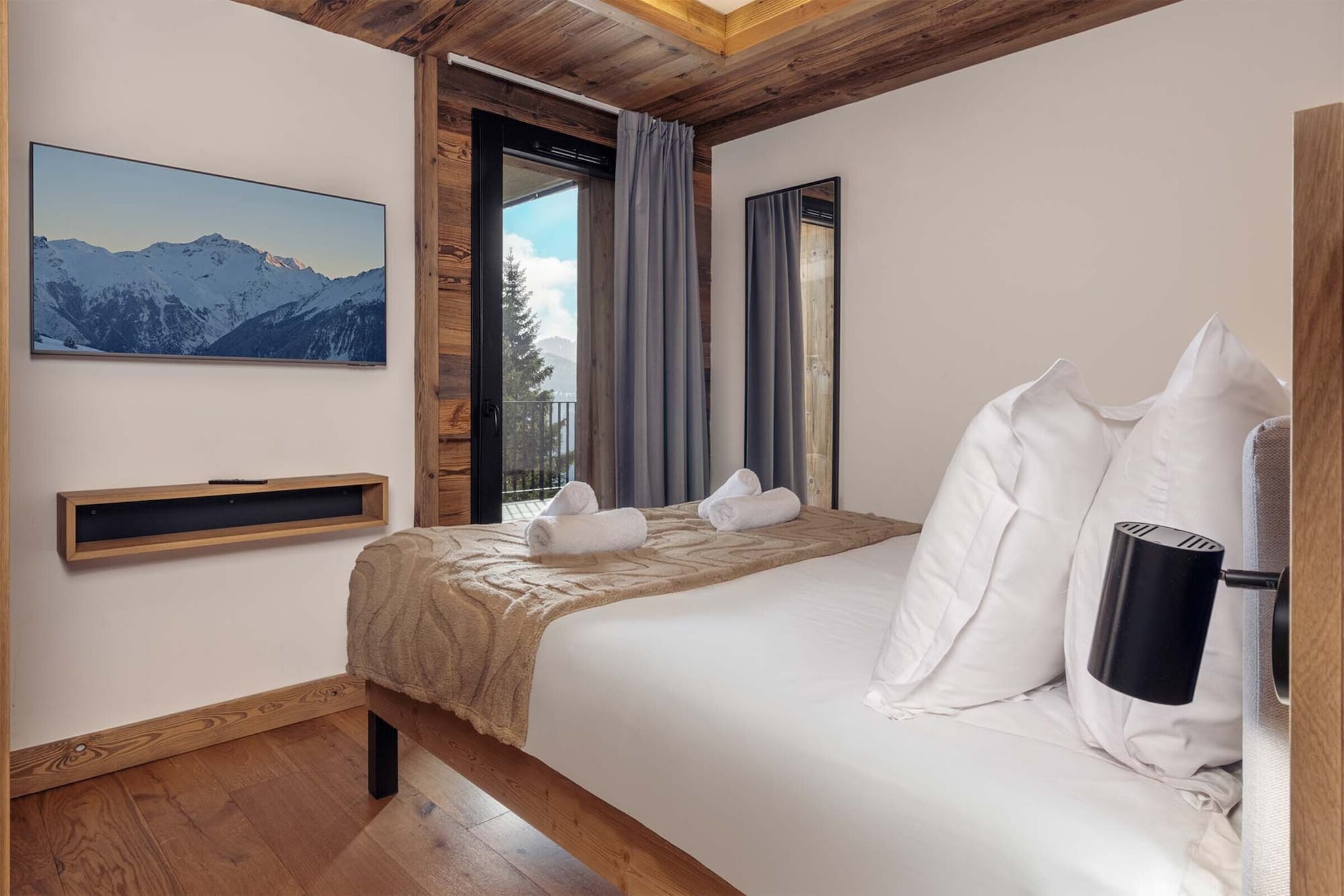 Apartment No 3 4 rooms  cabin-Slaapkamer