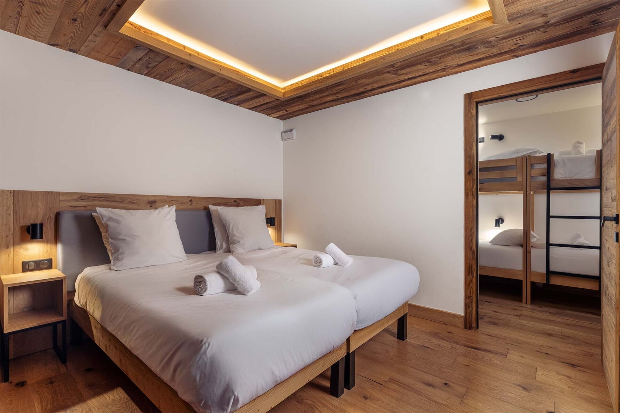 Apartment No 3 4 rooms  cabin-Slaapkamer