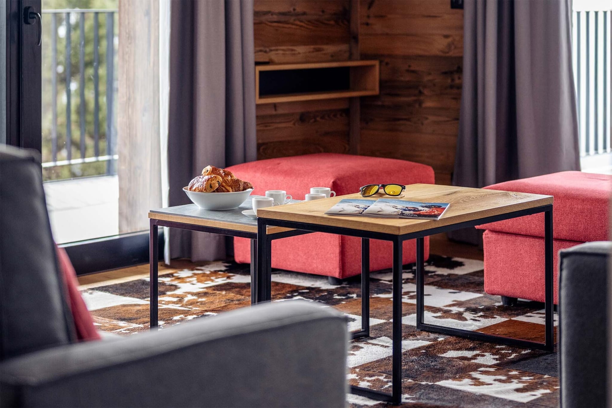 Apartment No 3 4 rooms  cabin-Woonkamer