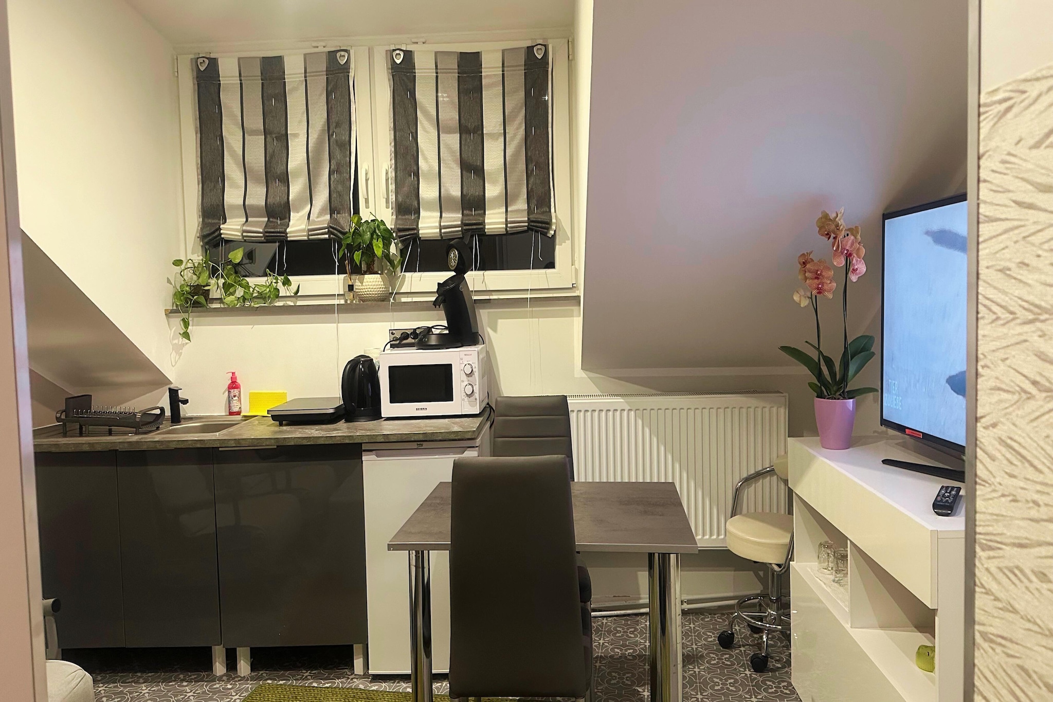 F002 Apartment mit Schlafzimmer DG-Kitchen
