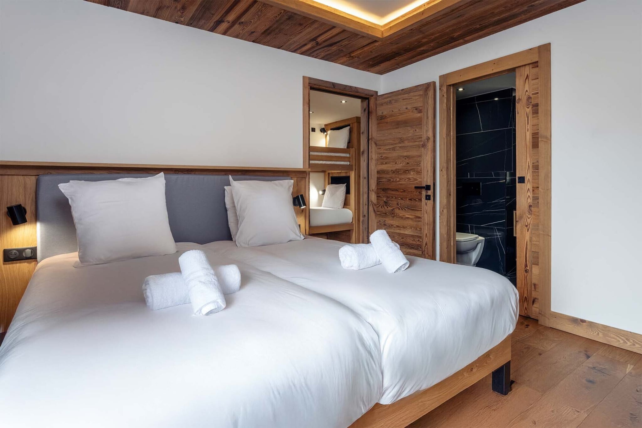 Apartment No 4 6 rooms  cabin-Slaapkamer