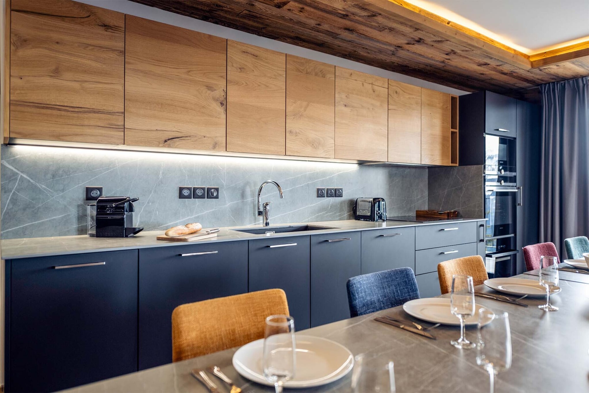 Apartment No 4 6 rooms  cabin-Keuken