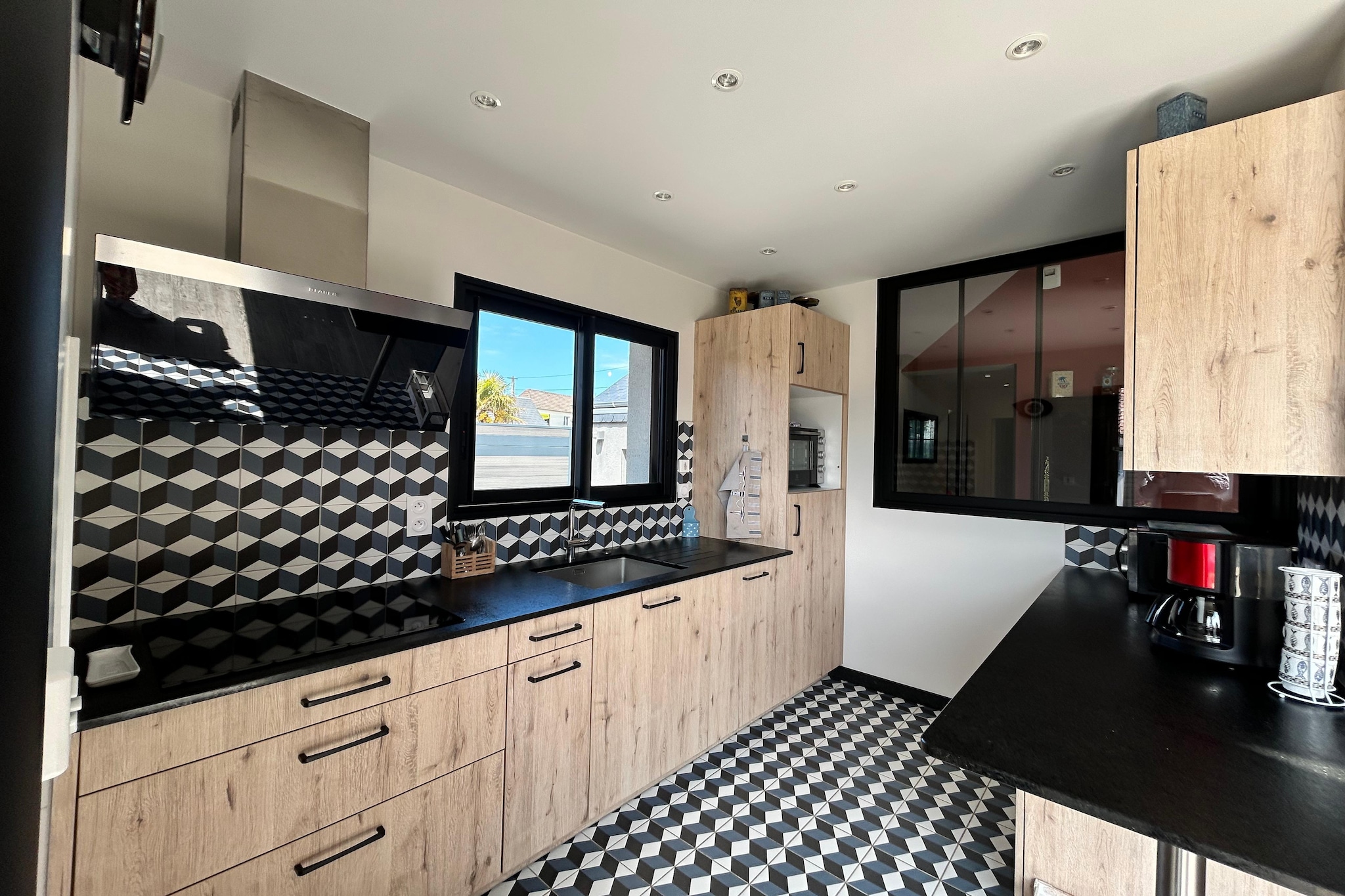Maison plain-pied Saint-Martin de Bréhal-Kitchen