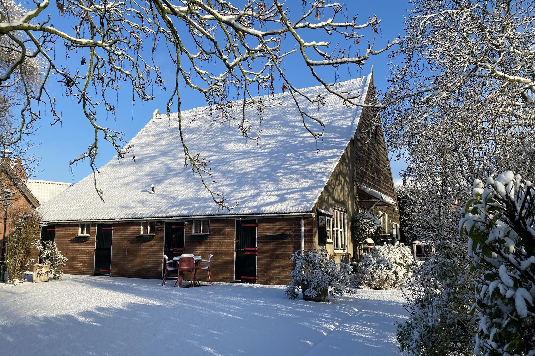 De Hofstede-Exterior in winter
