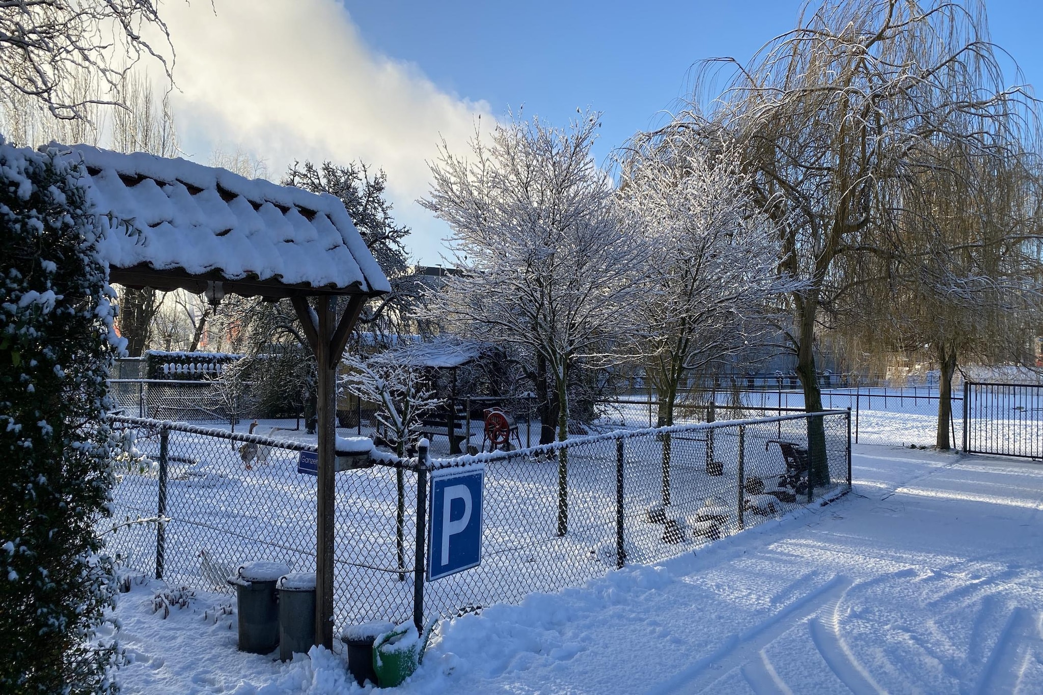 De Hofstede-Area within 1km in winter