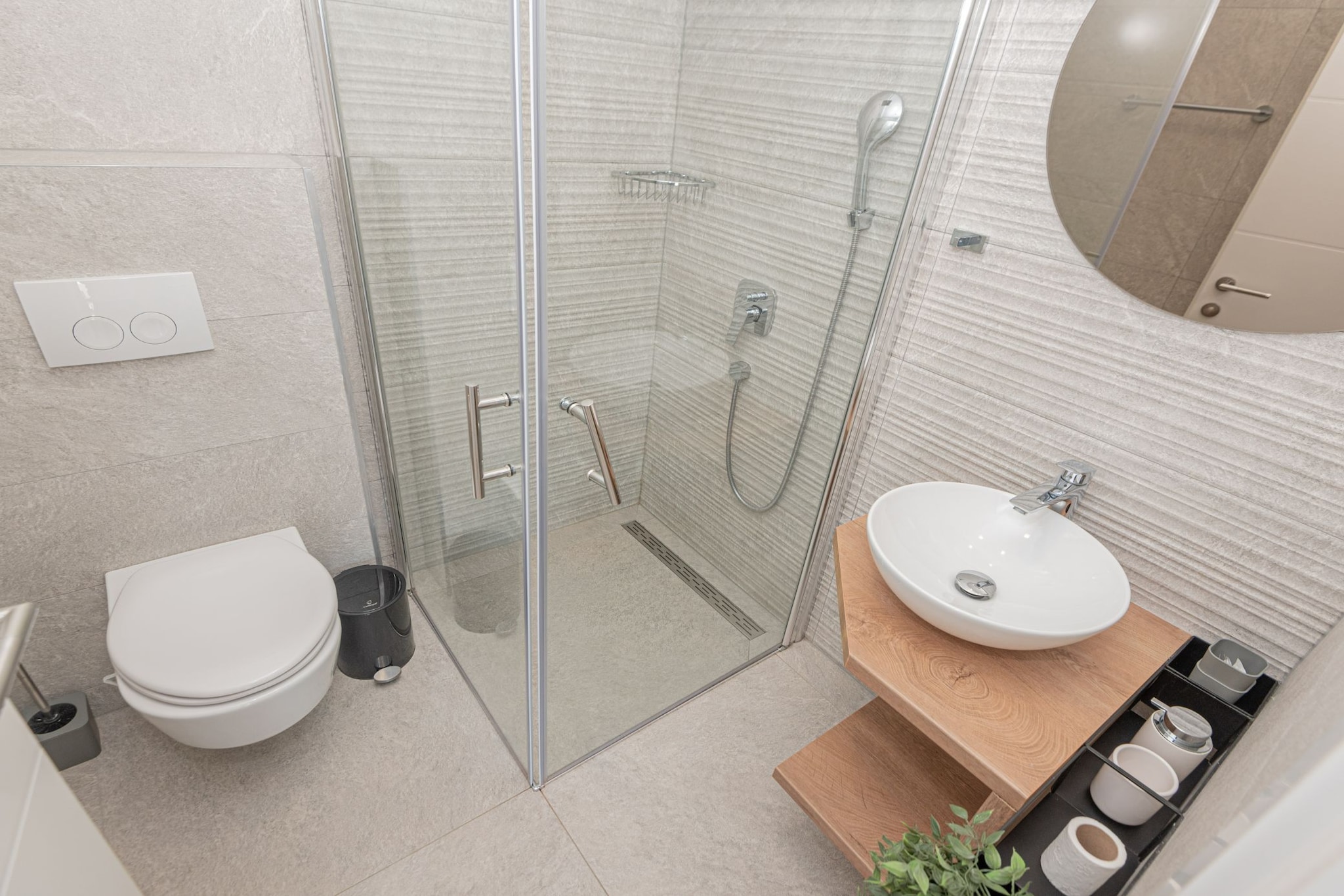 Four-Bedroom Villa With Pool-Salle de bain