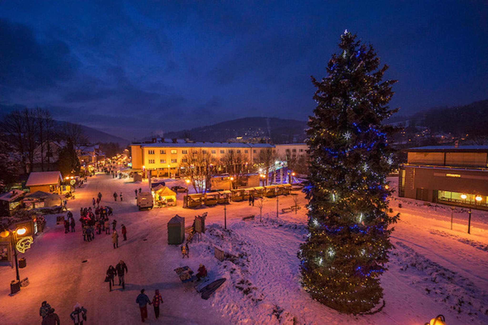 Drewniane domy wakacyjne w Wiśle-Gebiet Winter 5 km