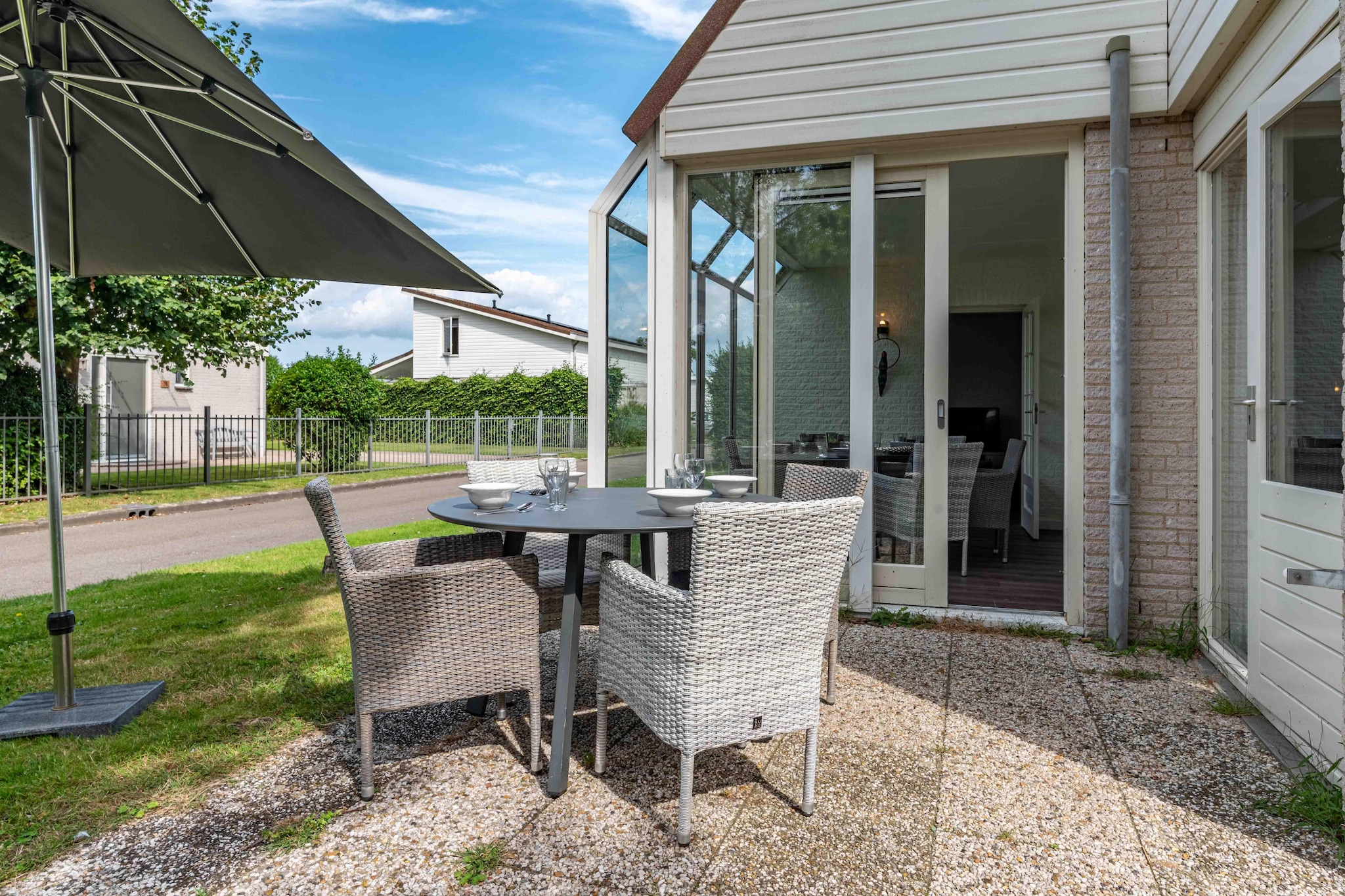 Cardium 27 Kamperland-Terrasbalkon