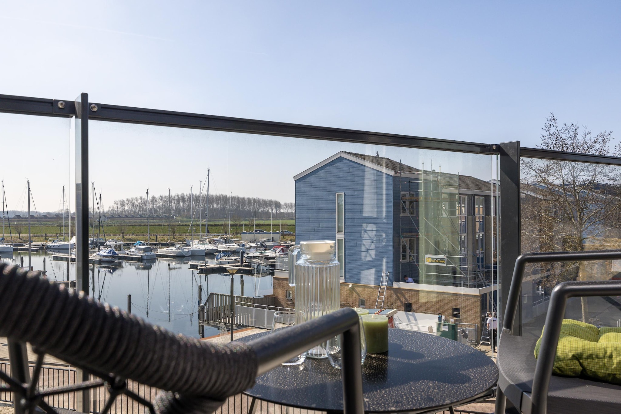 Havenzicht 8 Kortgene-Terrassenbalkon