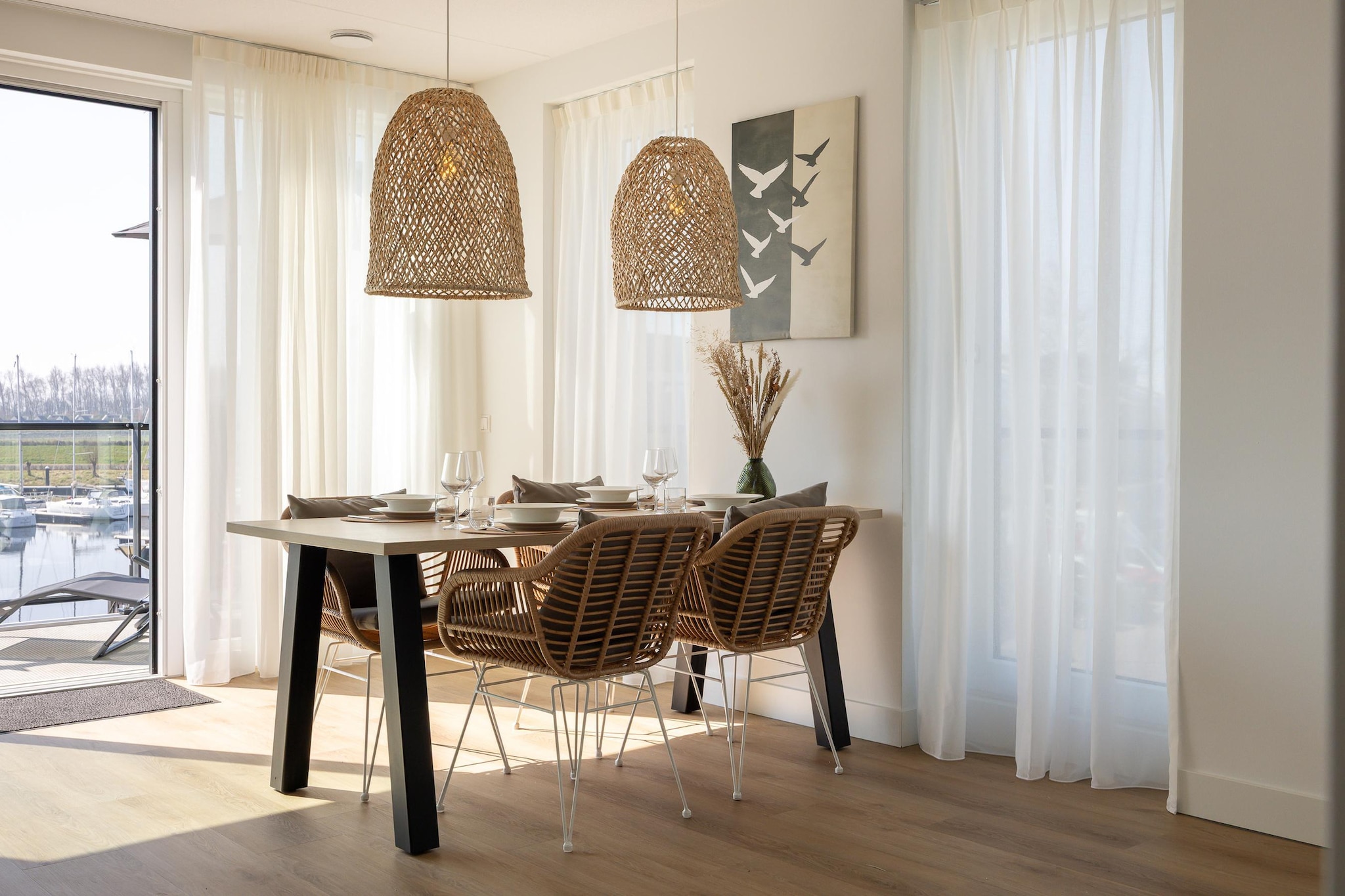 Havenzicht 8 Kortgene-Esszimmer
