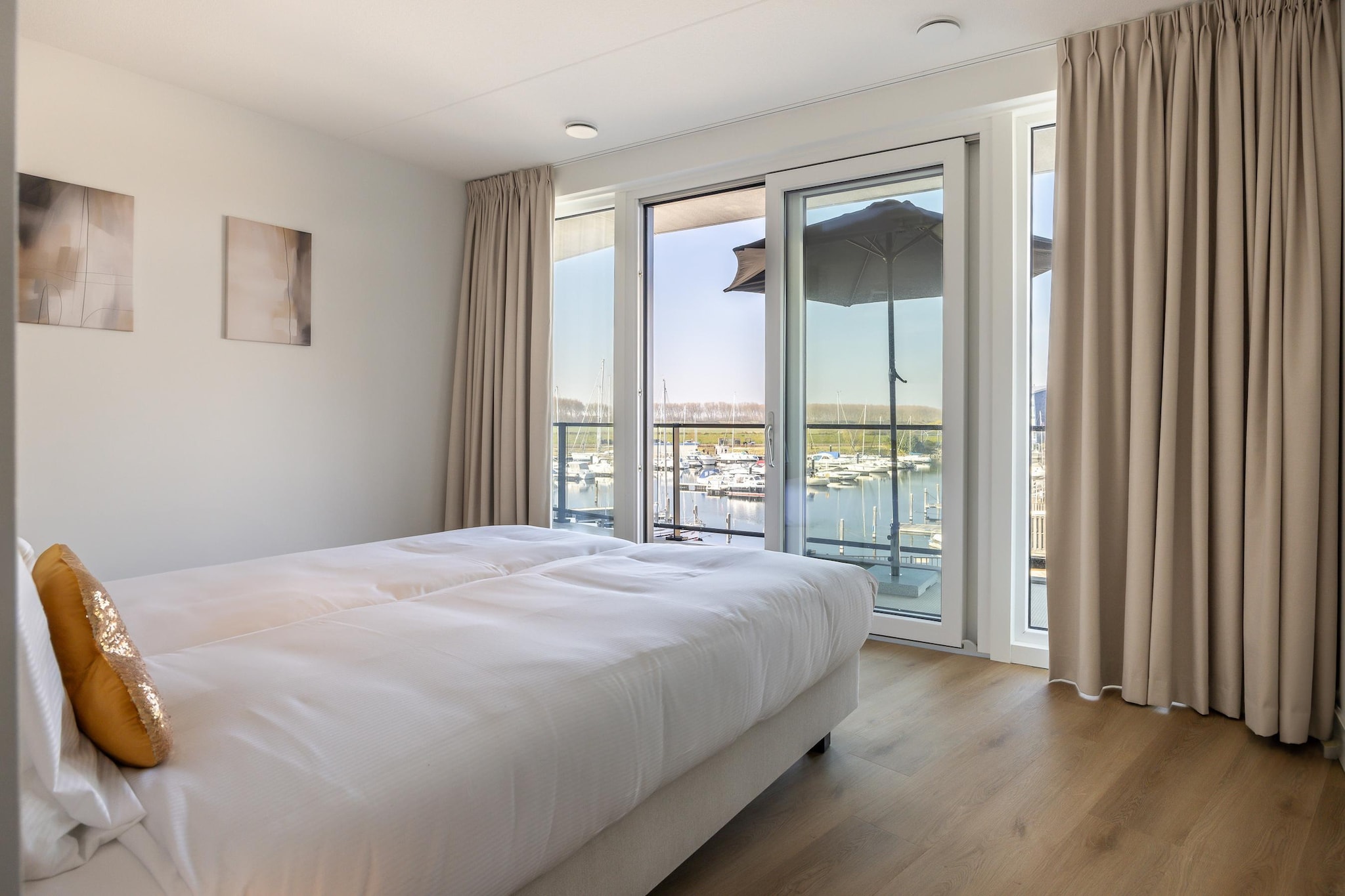 Havenzicht 10B Kortgene-Schlafzimmer