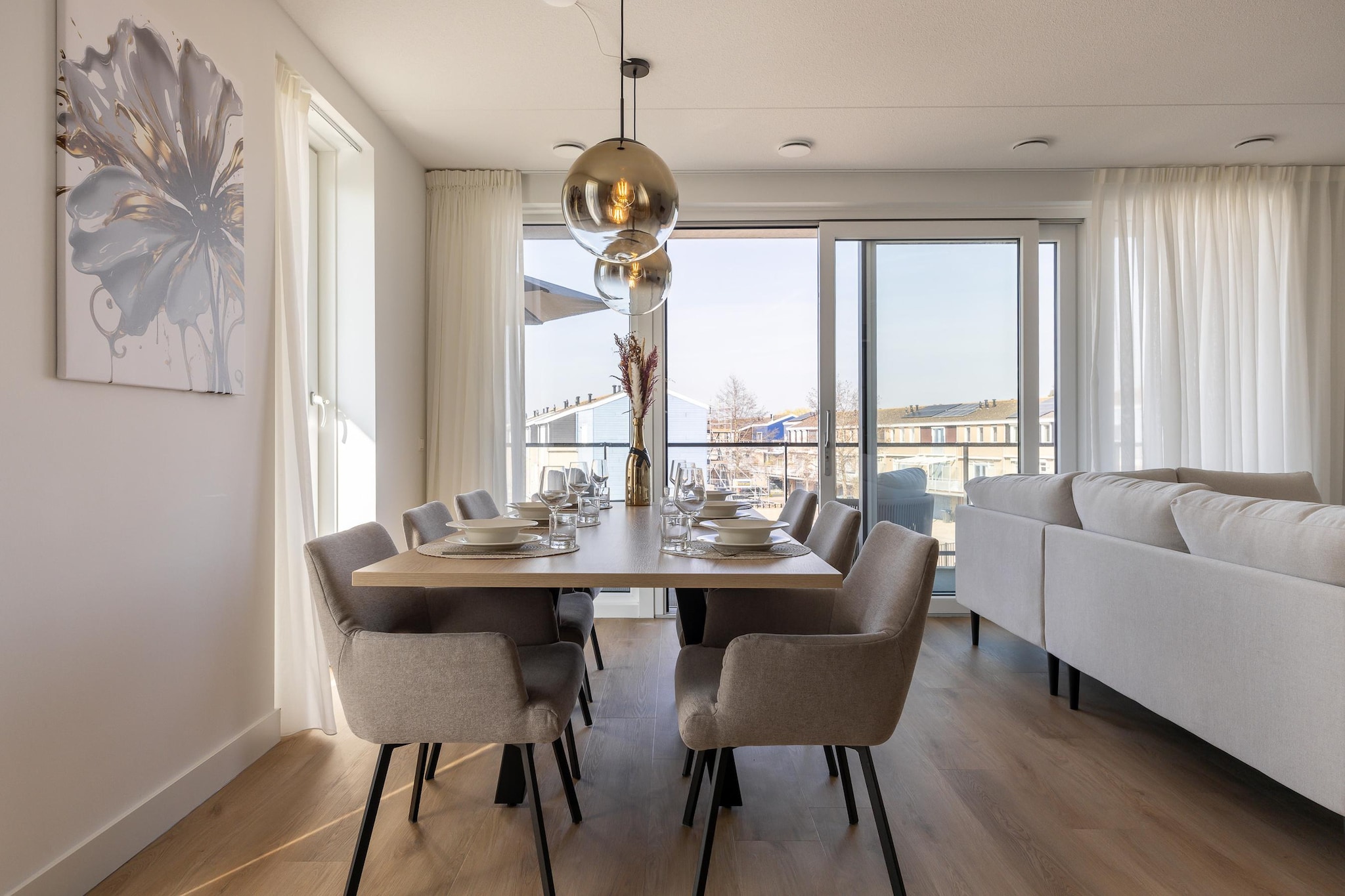Havenzicht 10B Kortgene-Esszimmer