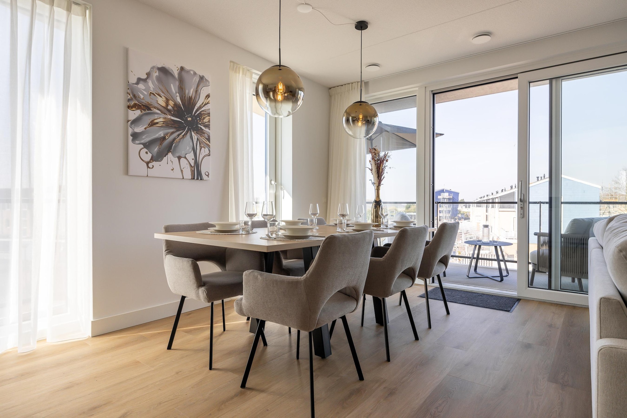 Havenzicht 10B Kortgene-Esszimmer