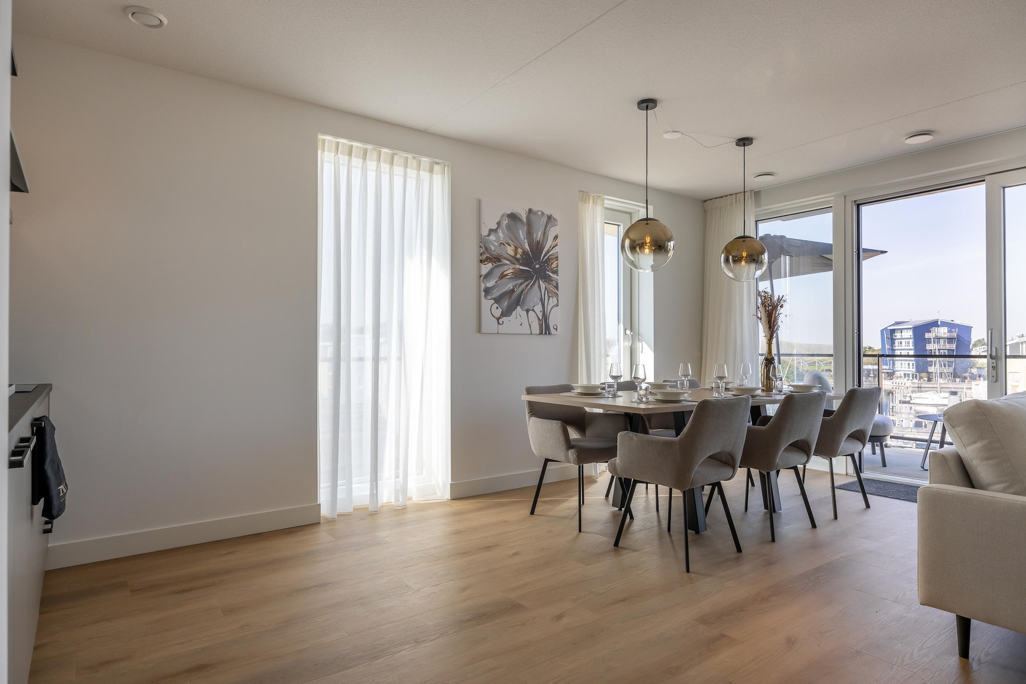 Havenzicht 10B Kortgene-Esszimmer