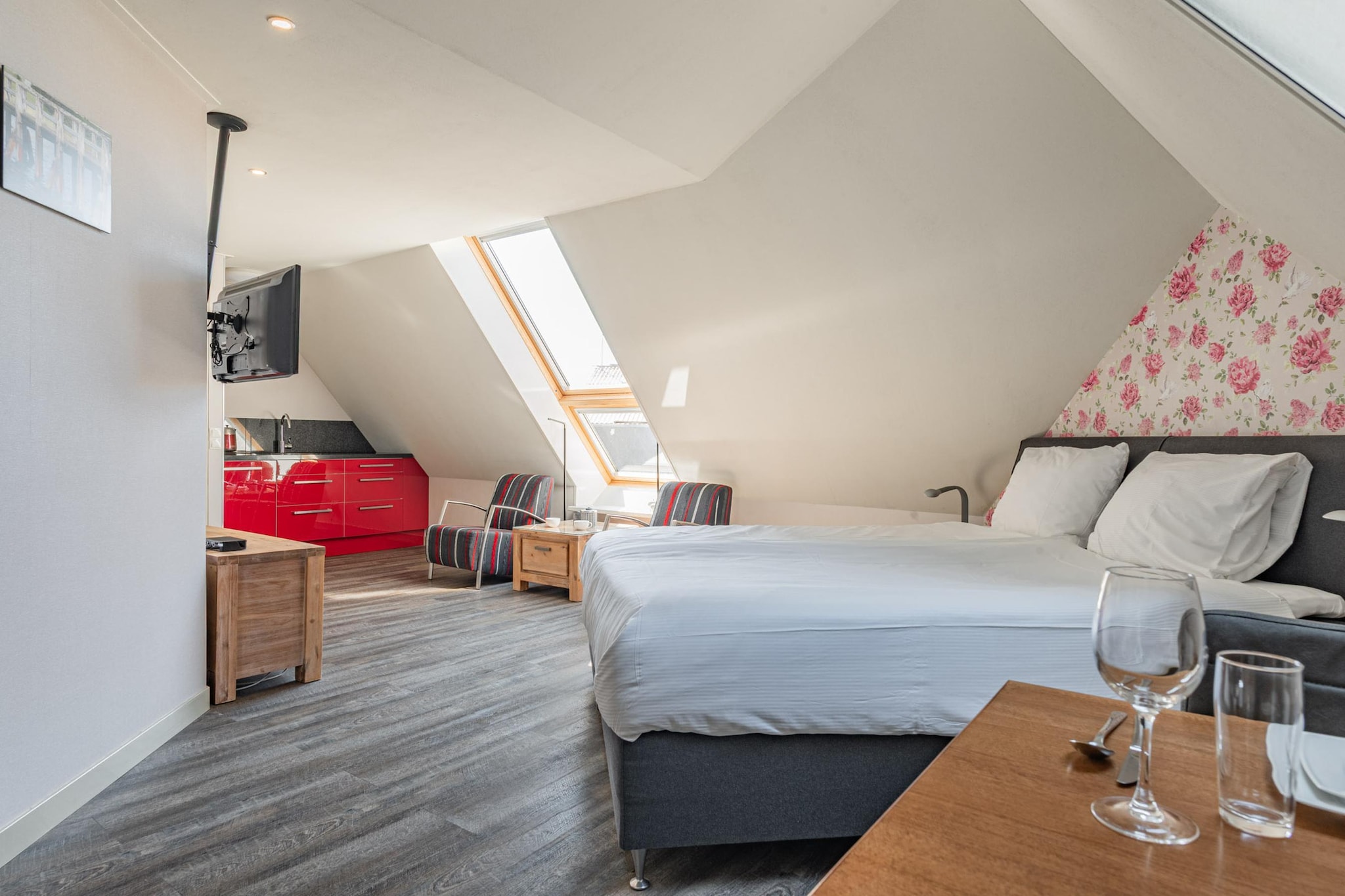 Hoeve Hofwijk Studio Avondrood-Slaapkamer