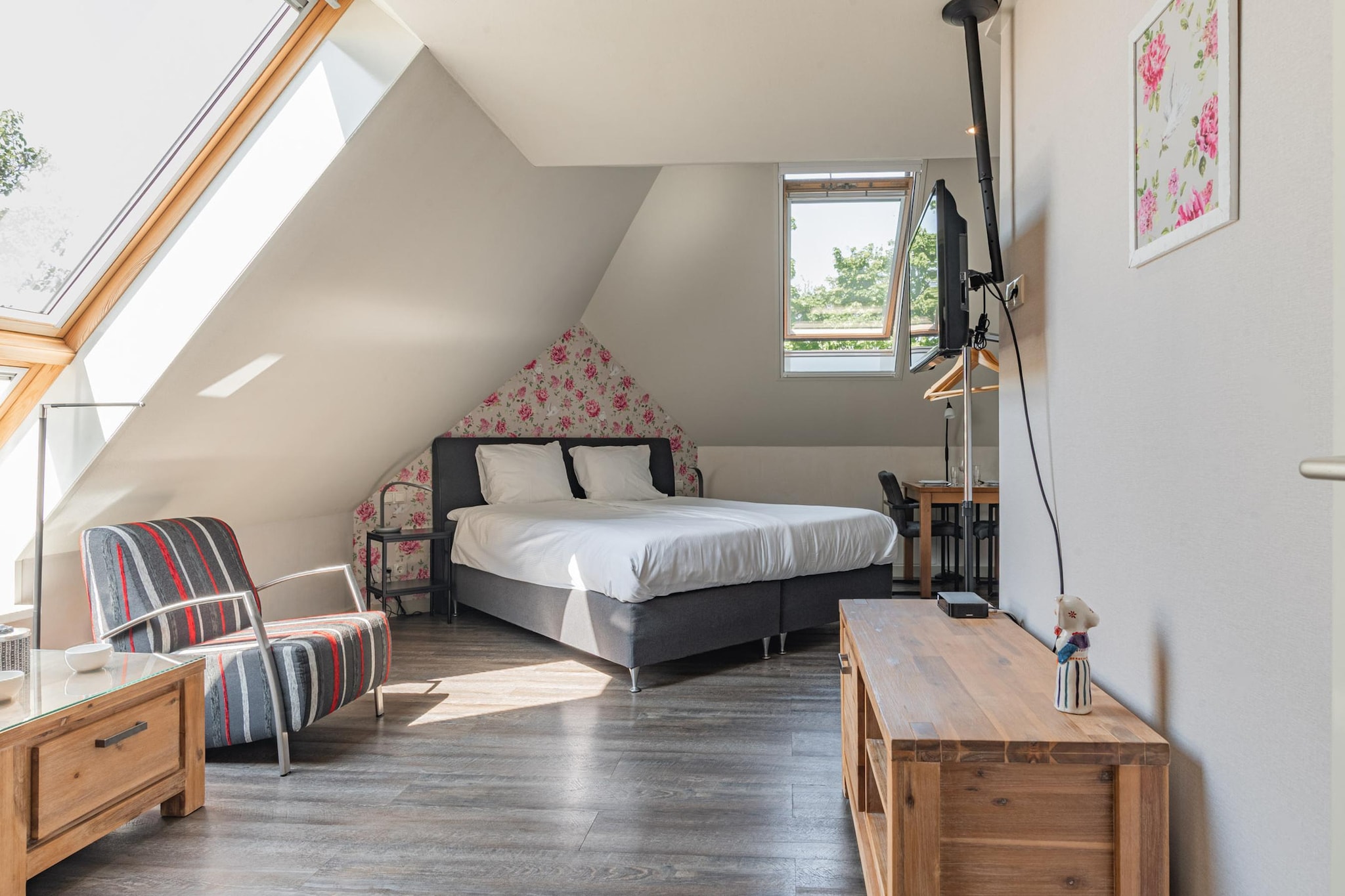 Hoeve Hofwijk Studio Avondrood-Slaapkamer