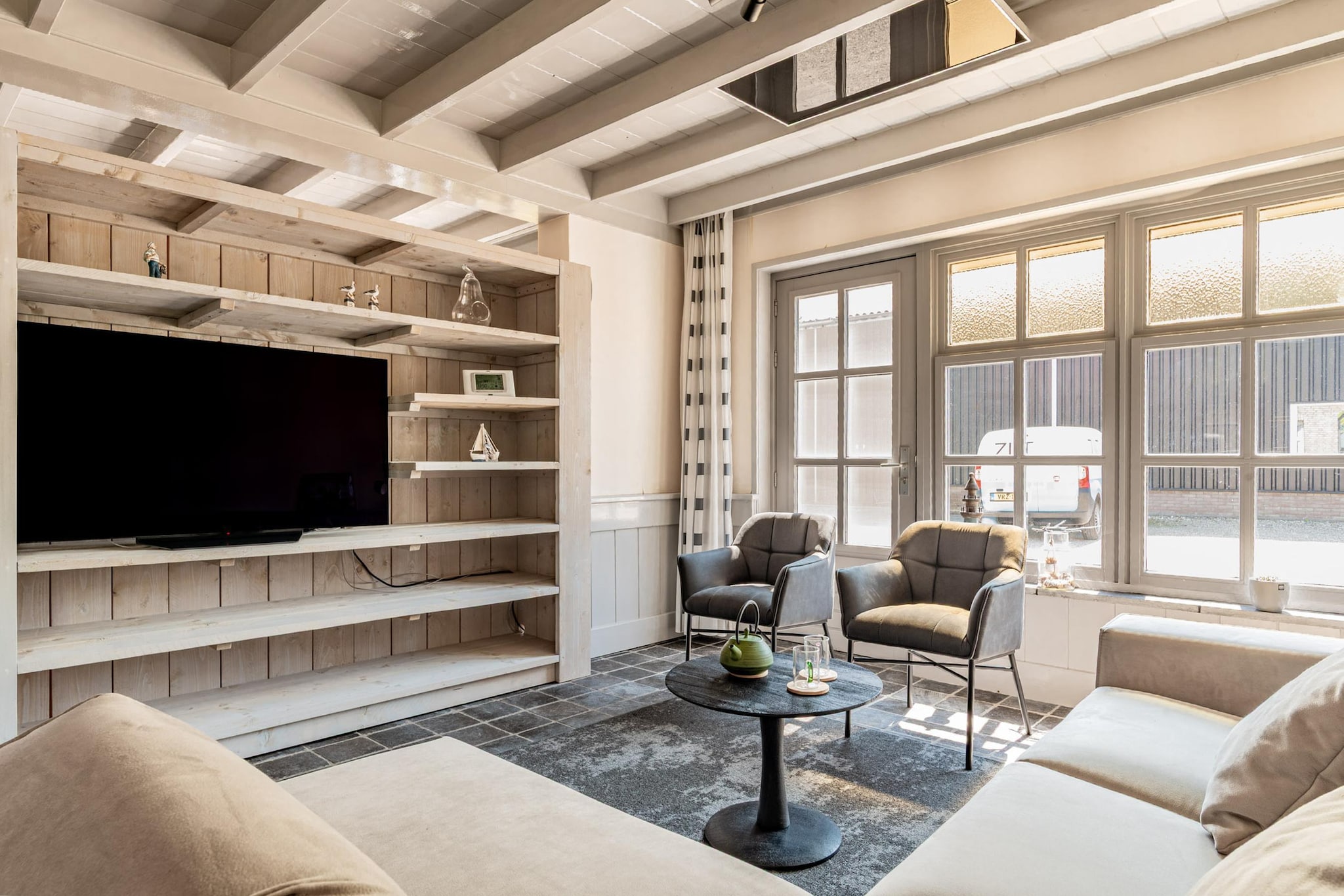 Hoeve Hofwijk Vakantiehuis-Woonkamer