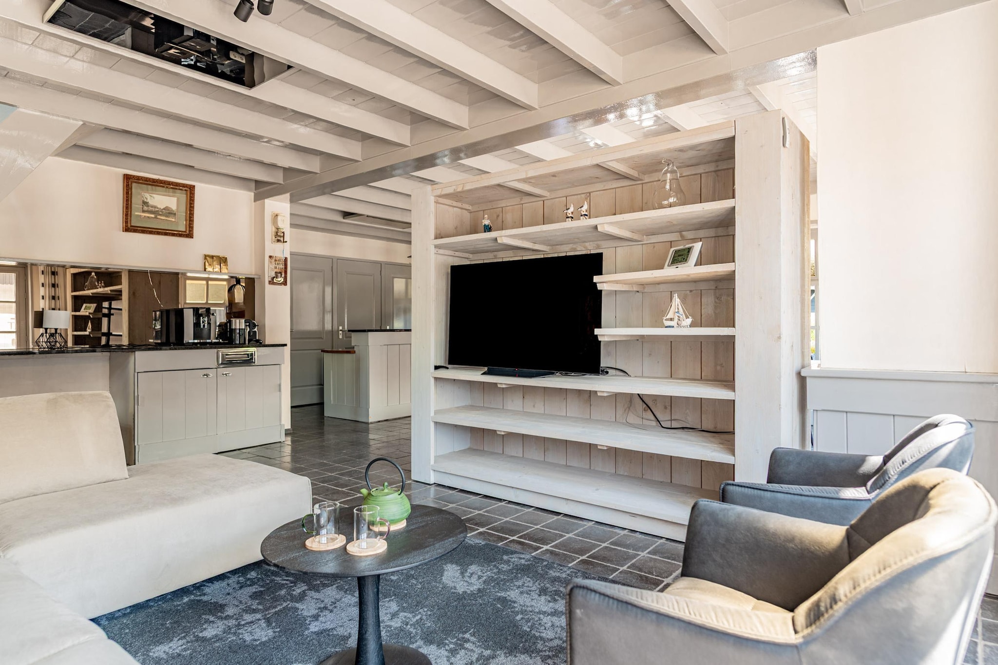 Hoeve Hofwijk Vakantiehuis-Woonkamer