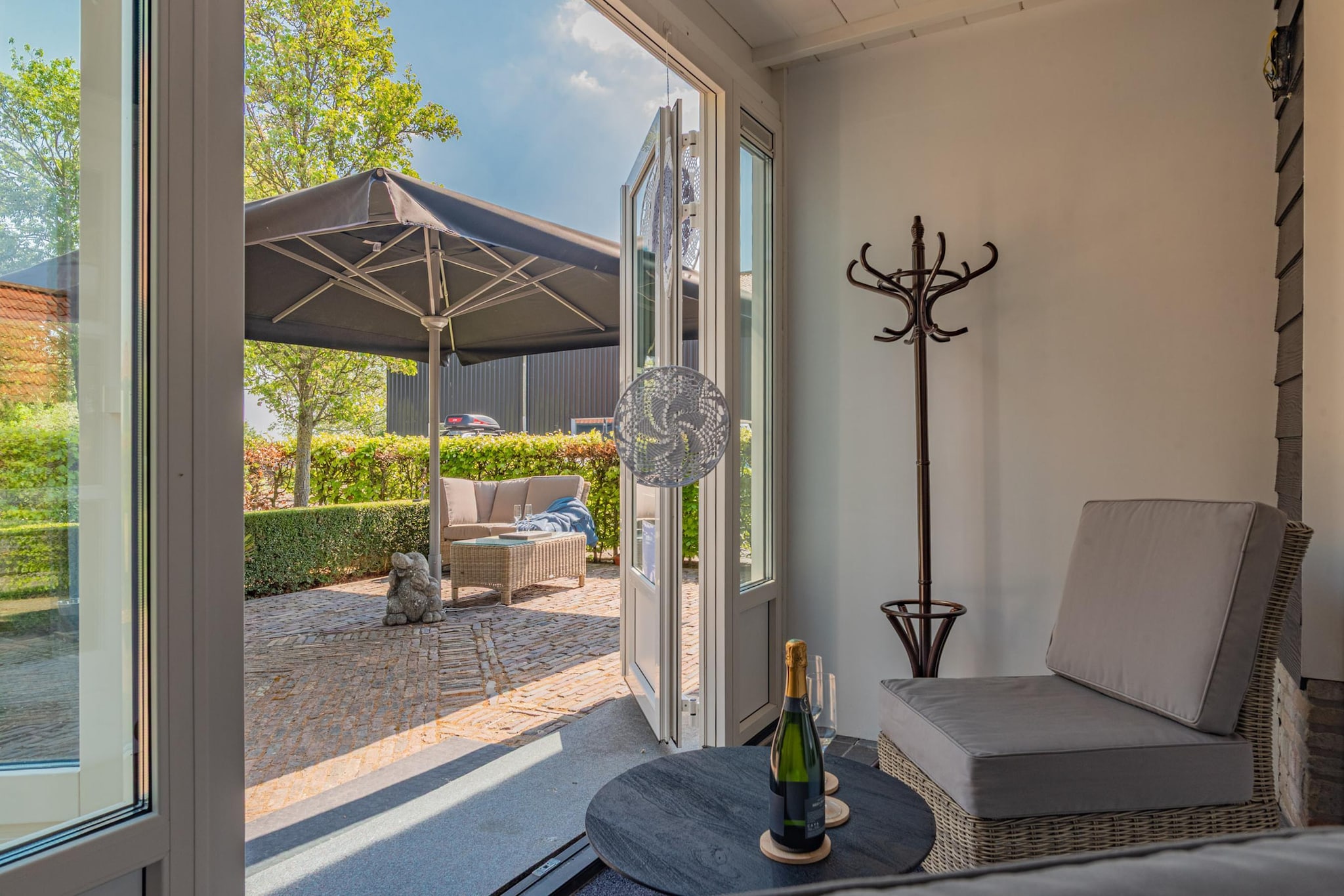Hoeve Hofwijk Vakantiehuis-Terrasbalkon